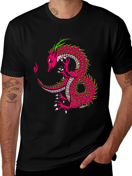 Dragon Graphic Tee - Cool Black T-Shirt