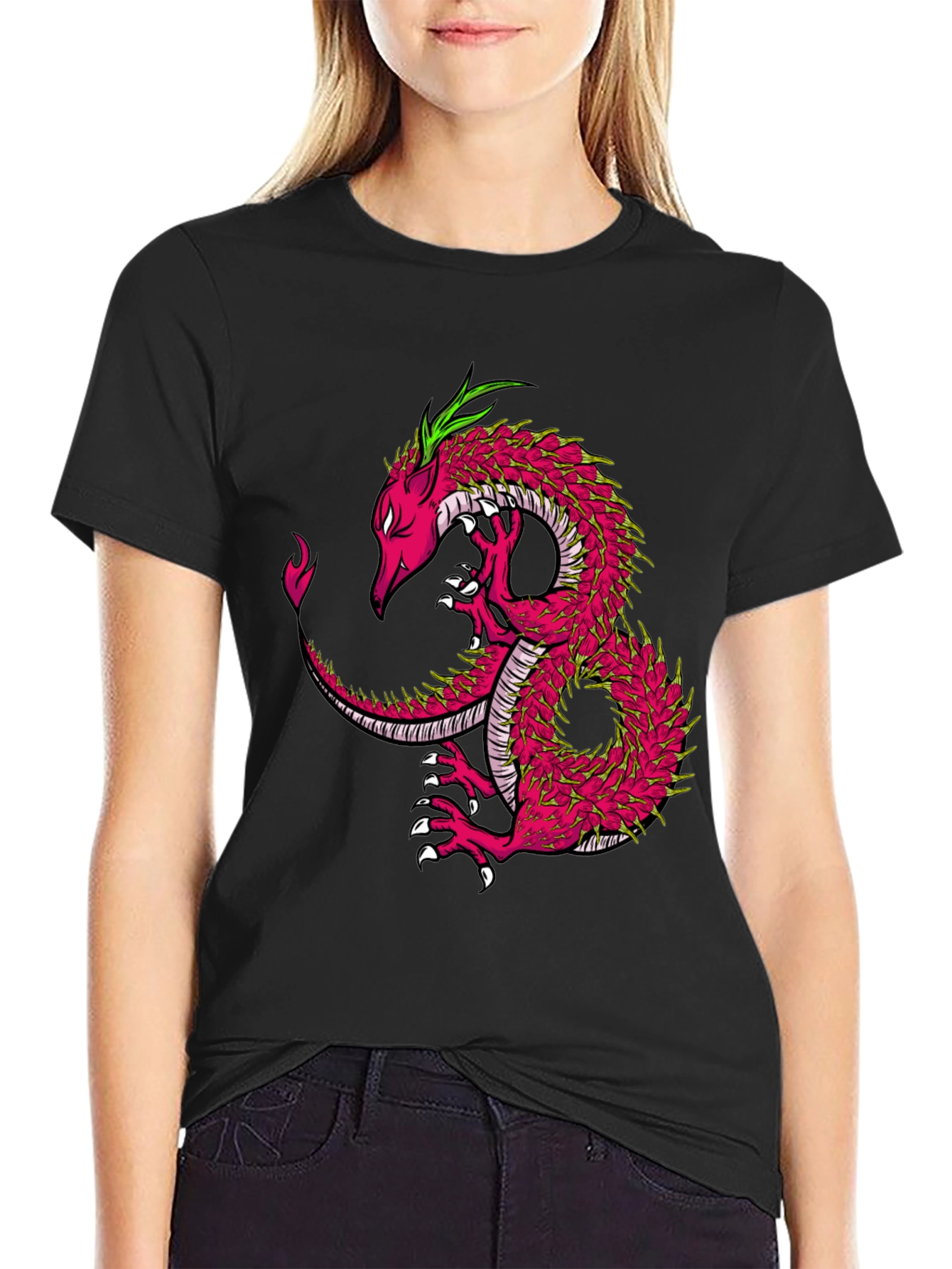 Dragon Graphic Tee - Cool Black T-Shirt
