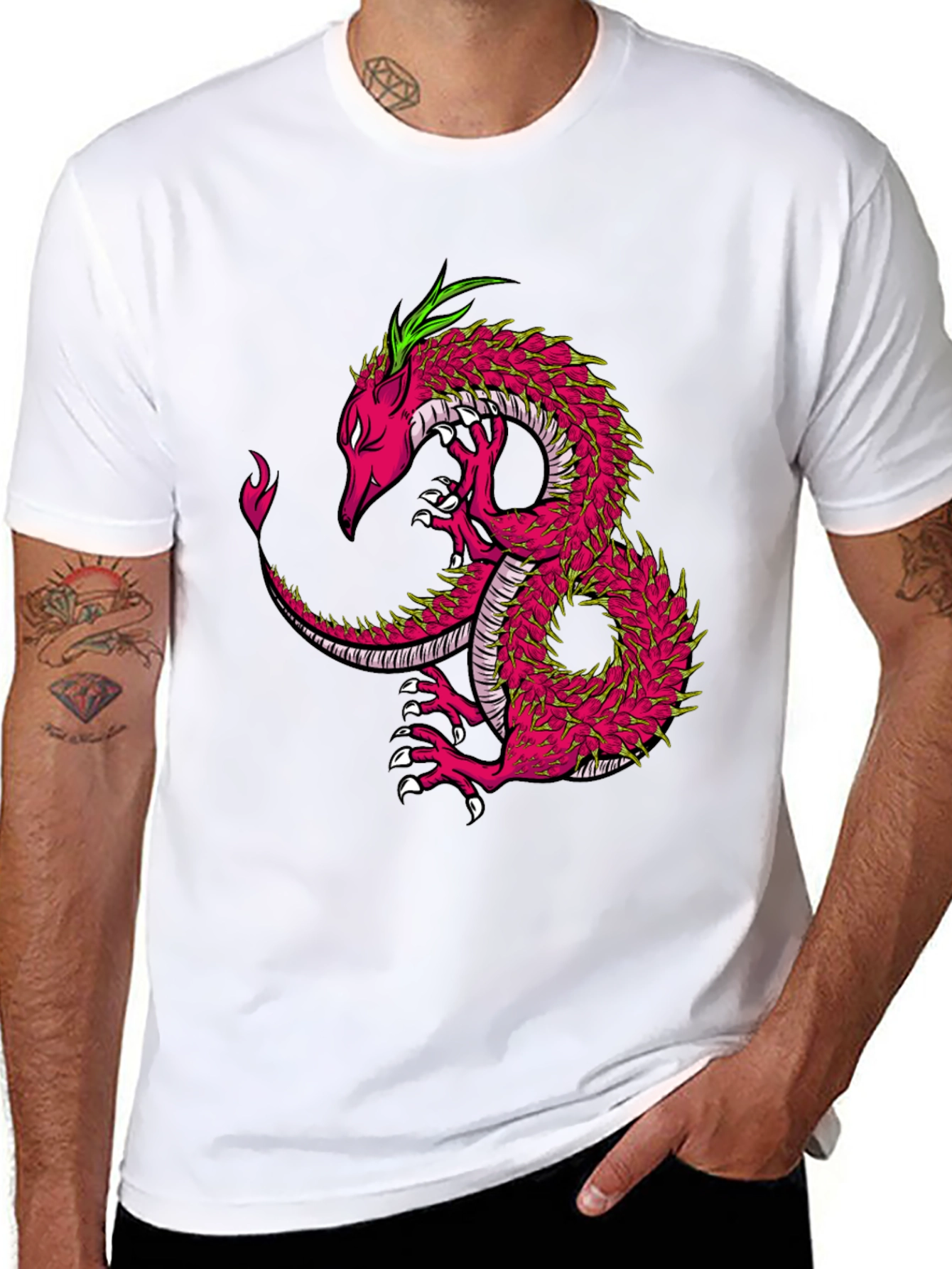 Dragon Graphic Tee - Cool Black T-Shirt