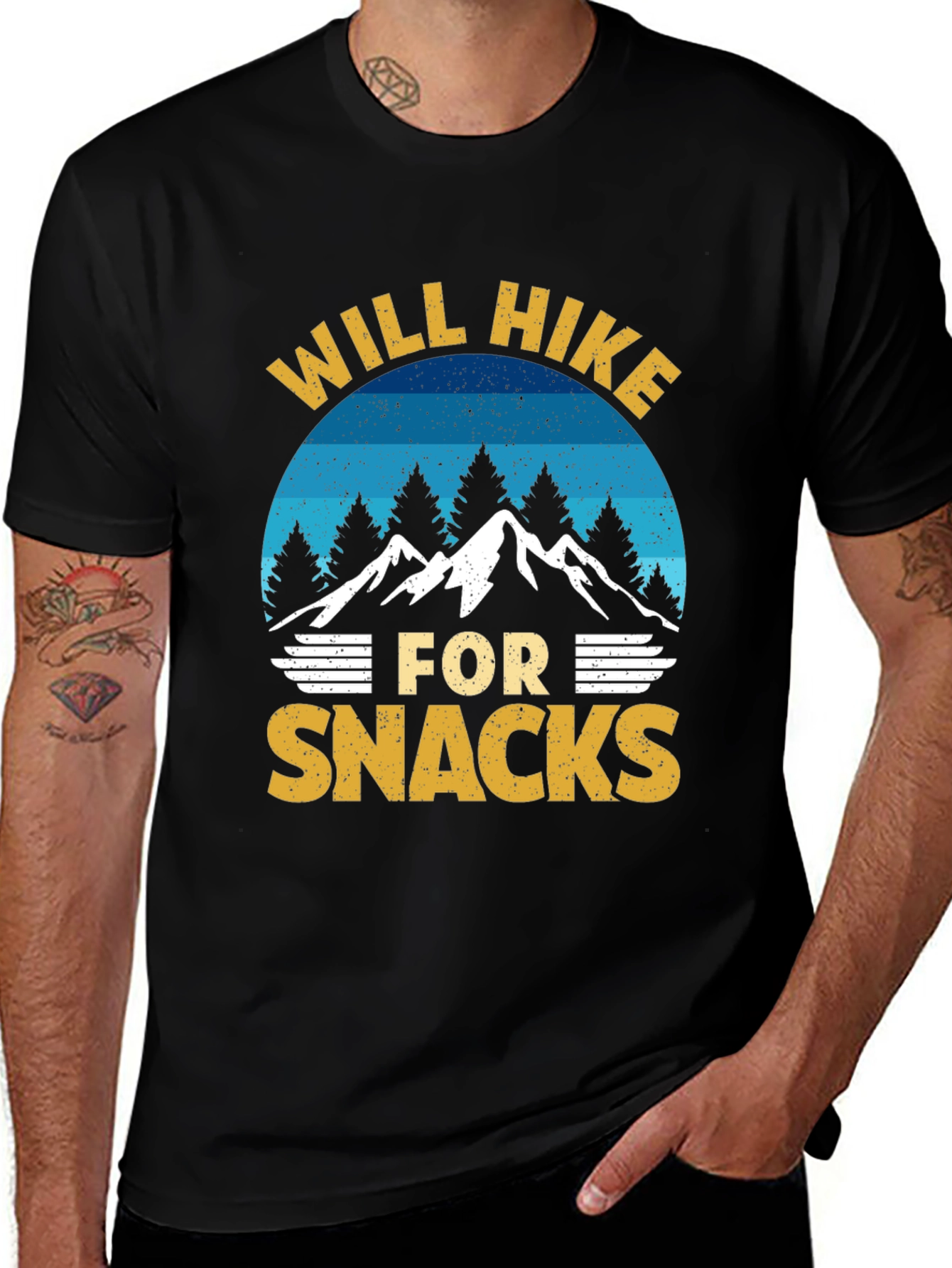 Will Hike for Snacks T-Shirt