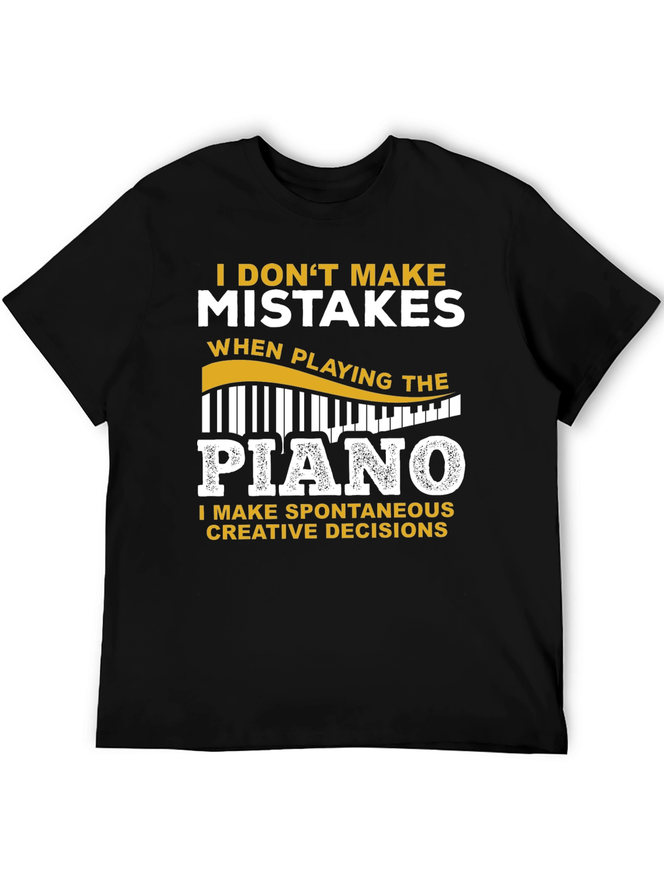 Piano Player T-Shirt: Creative Decisions