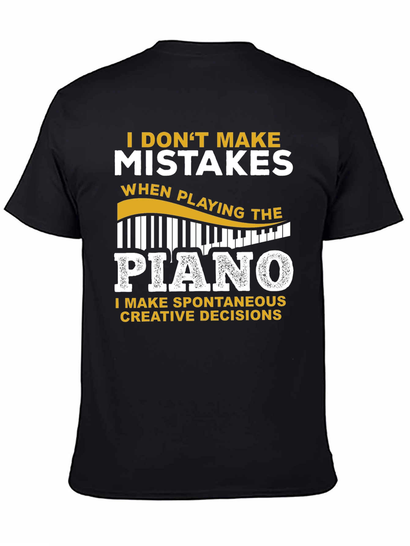 Piano Player T-Shirt: Creative Decisions