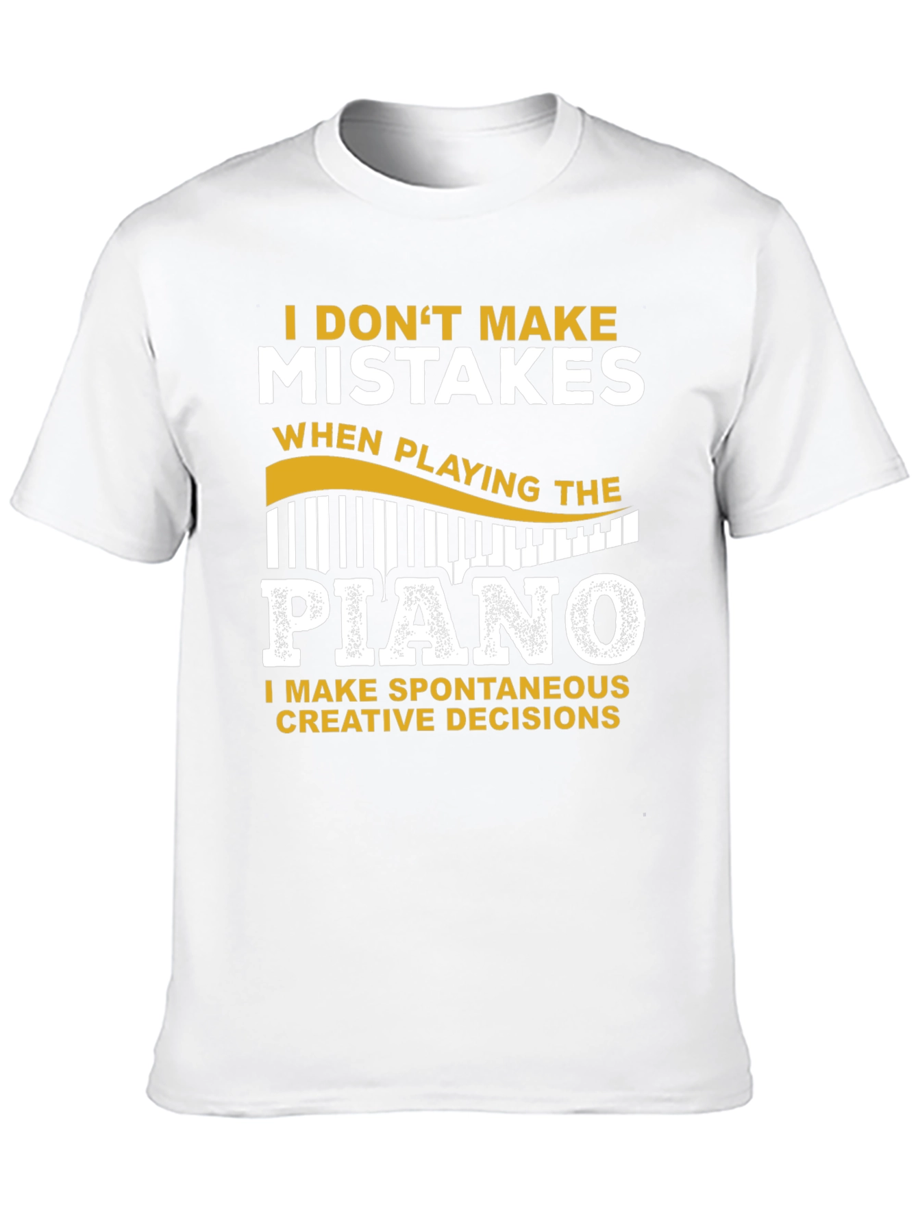 Piano Player T-Shirt: Creative Decisions