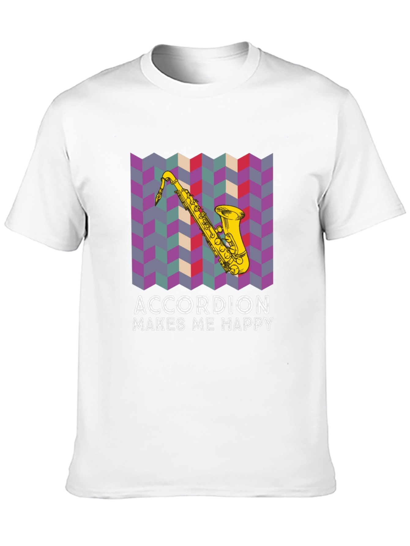 Accordion Makes Me Happy T-Shirt
