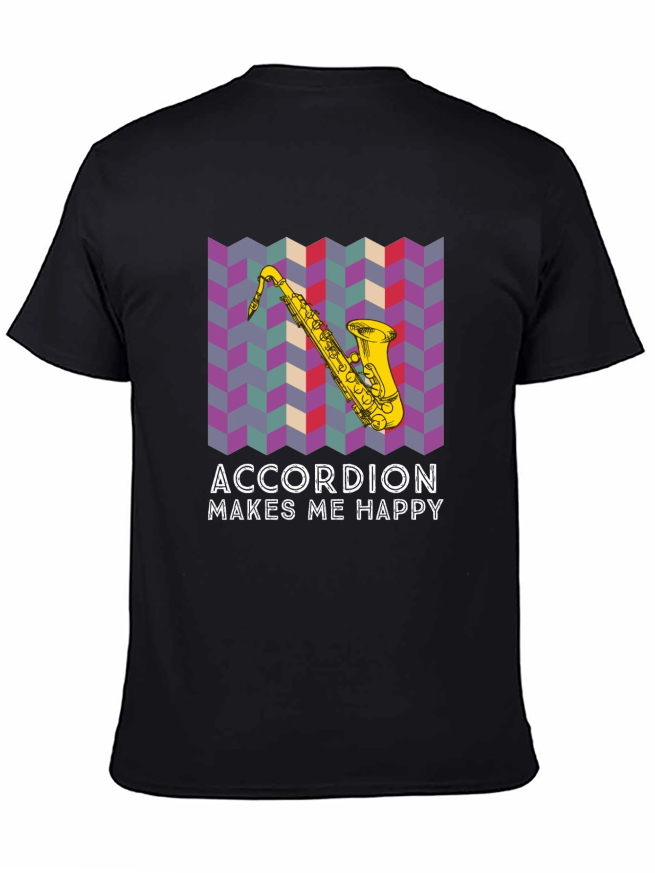 Accordion Makes Me Happy T-Shirt
