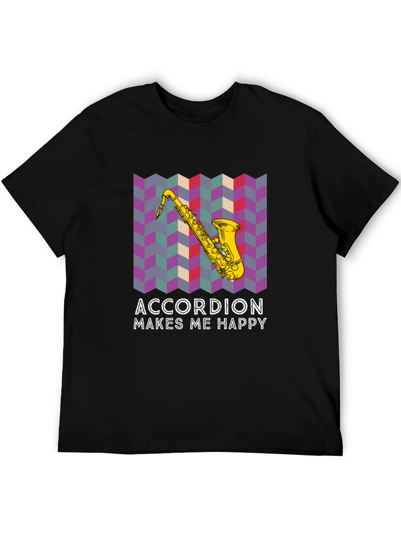 Accordion Makes Me Happy T-Shirt
