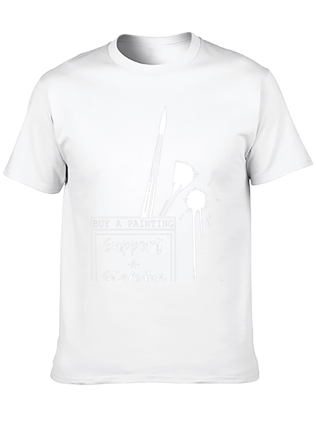 Support Starving Artists T-Shirt - Buy a Painting
