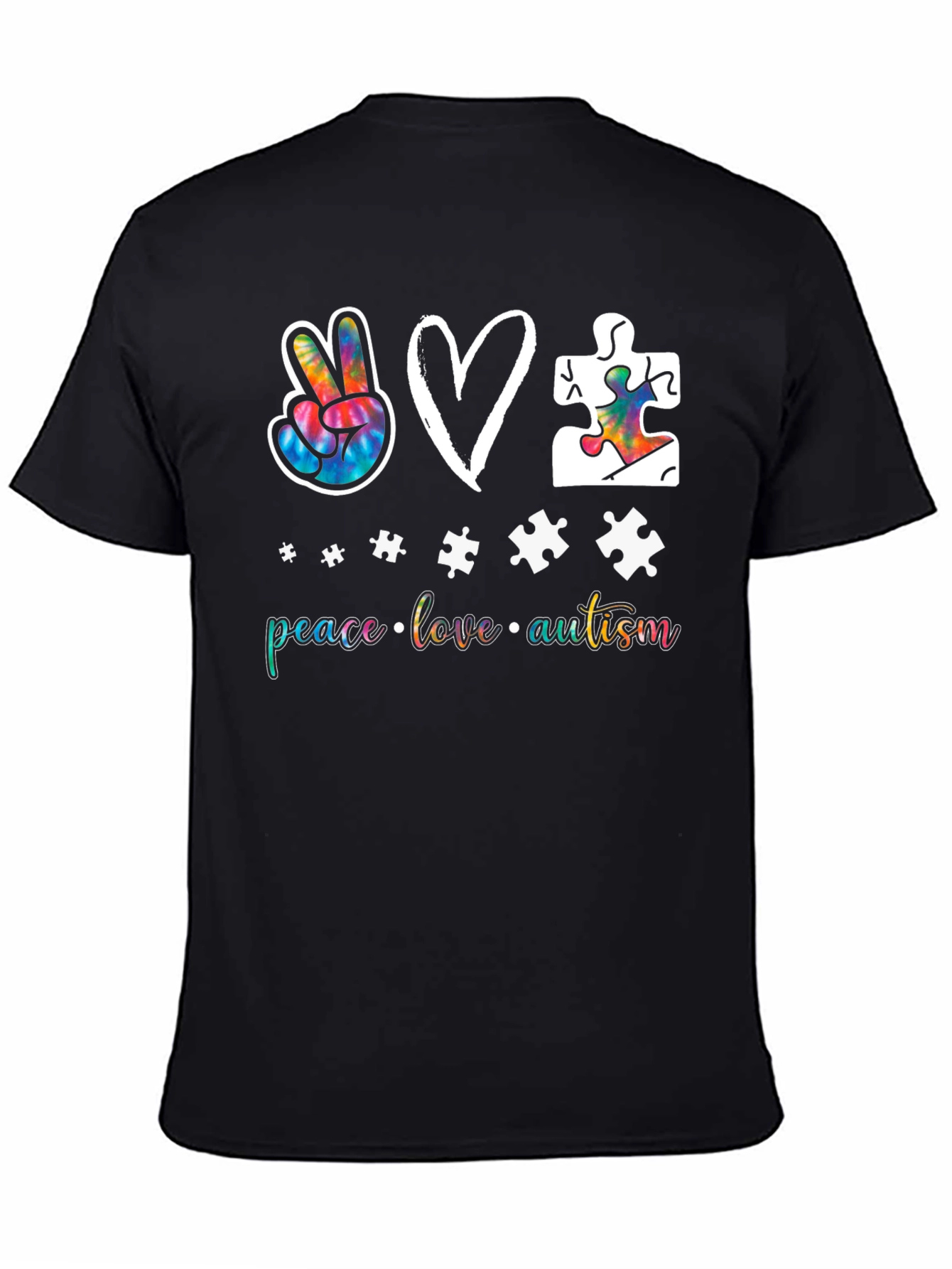 Peace Love Autism Graphic Tee