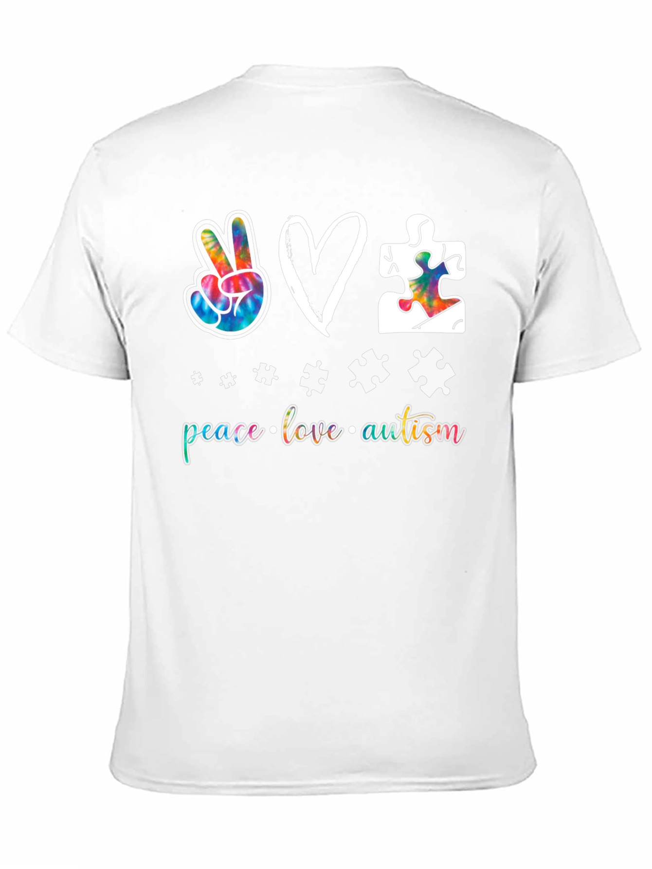 Peace Love Autism Graphic Tee
