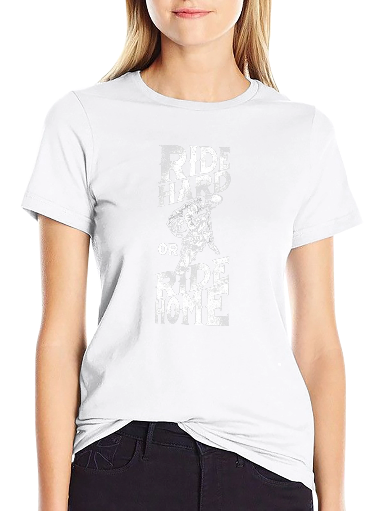 Ride Hard T-Shirt - Biker Style Graphic Tee
