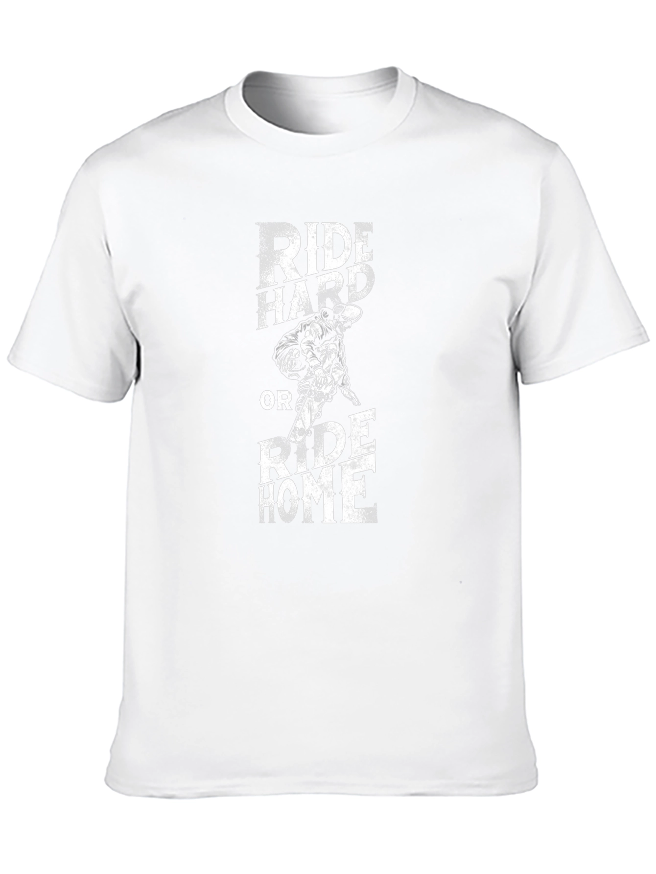 Ride Hard T-Shirt - Biker Style Graphic Tee