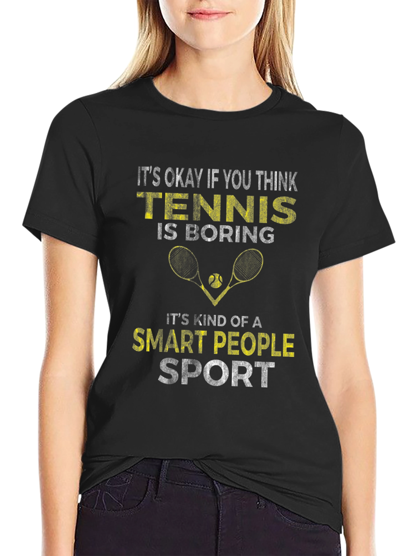 Tennis Is Boring Smart People Sport T-Shirt