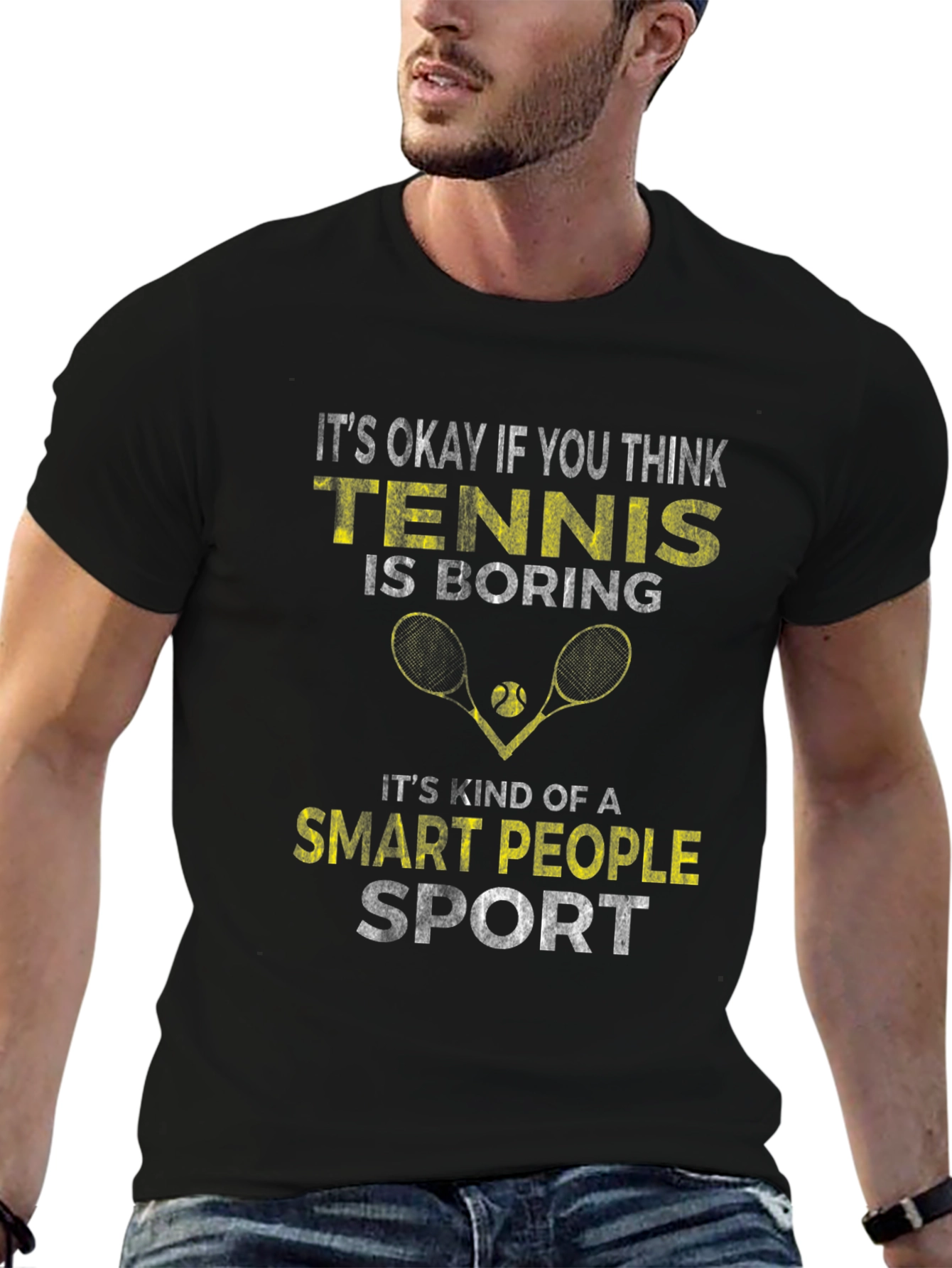 Tennis Is Boring Smart People Sport T-Shirt