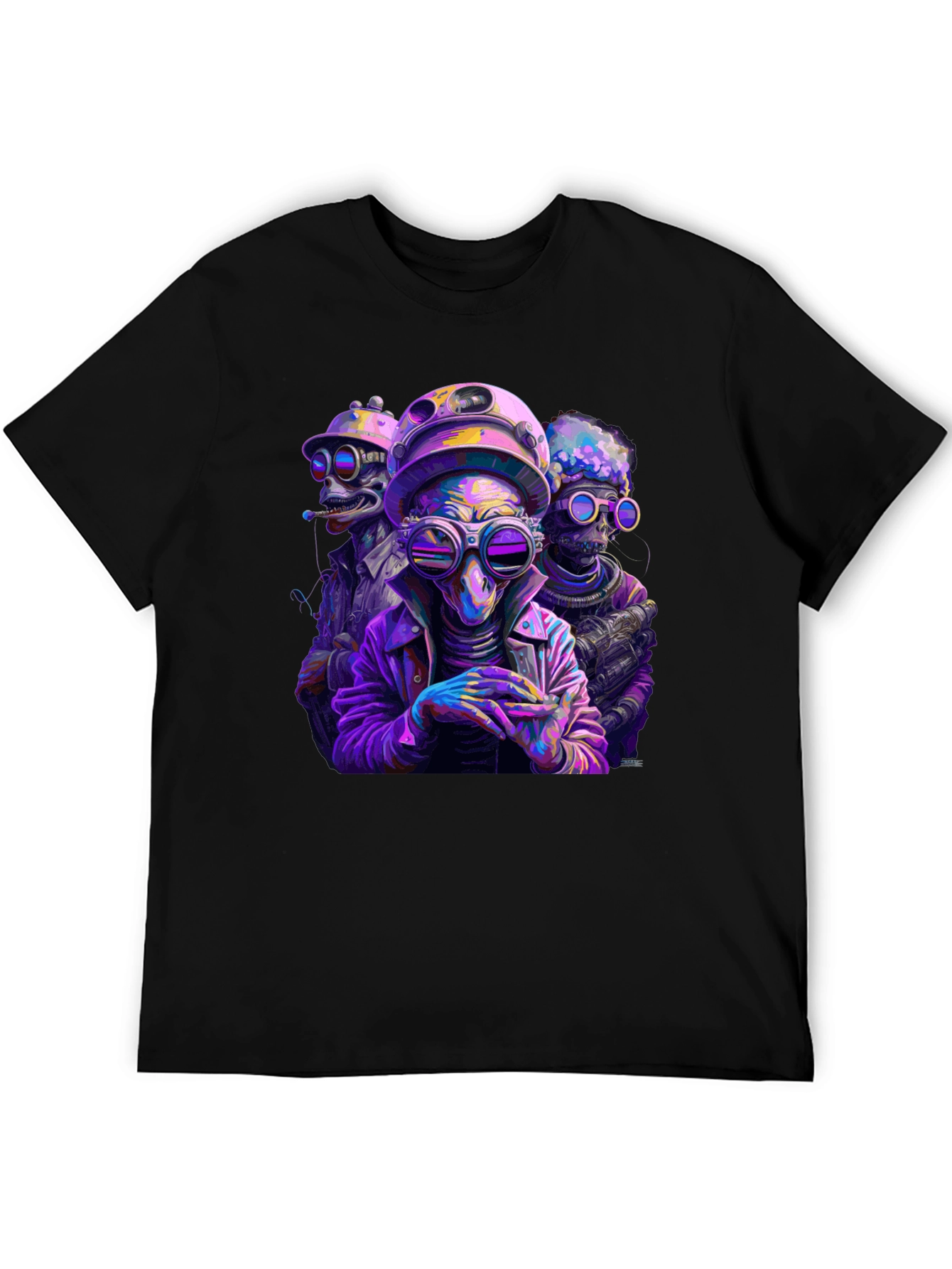 Sci-Fi Alien T-Shirt - Unique Graphic Tee