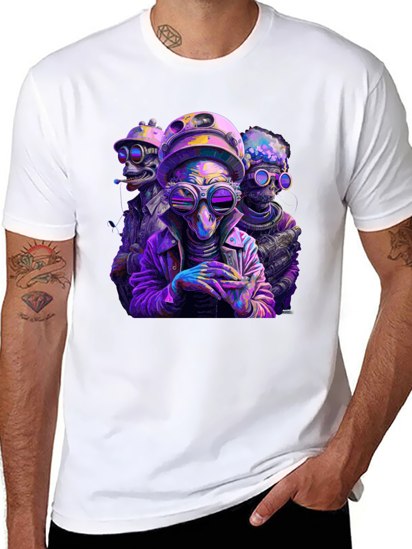 Sci-Fi Alien T-Shirt - Unique Graphic Tee