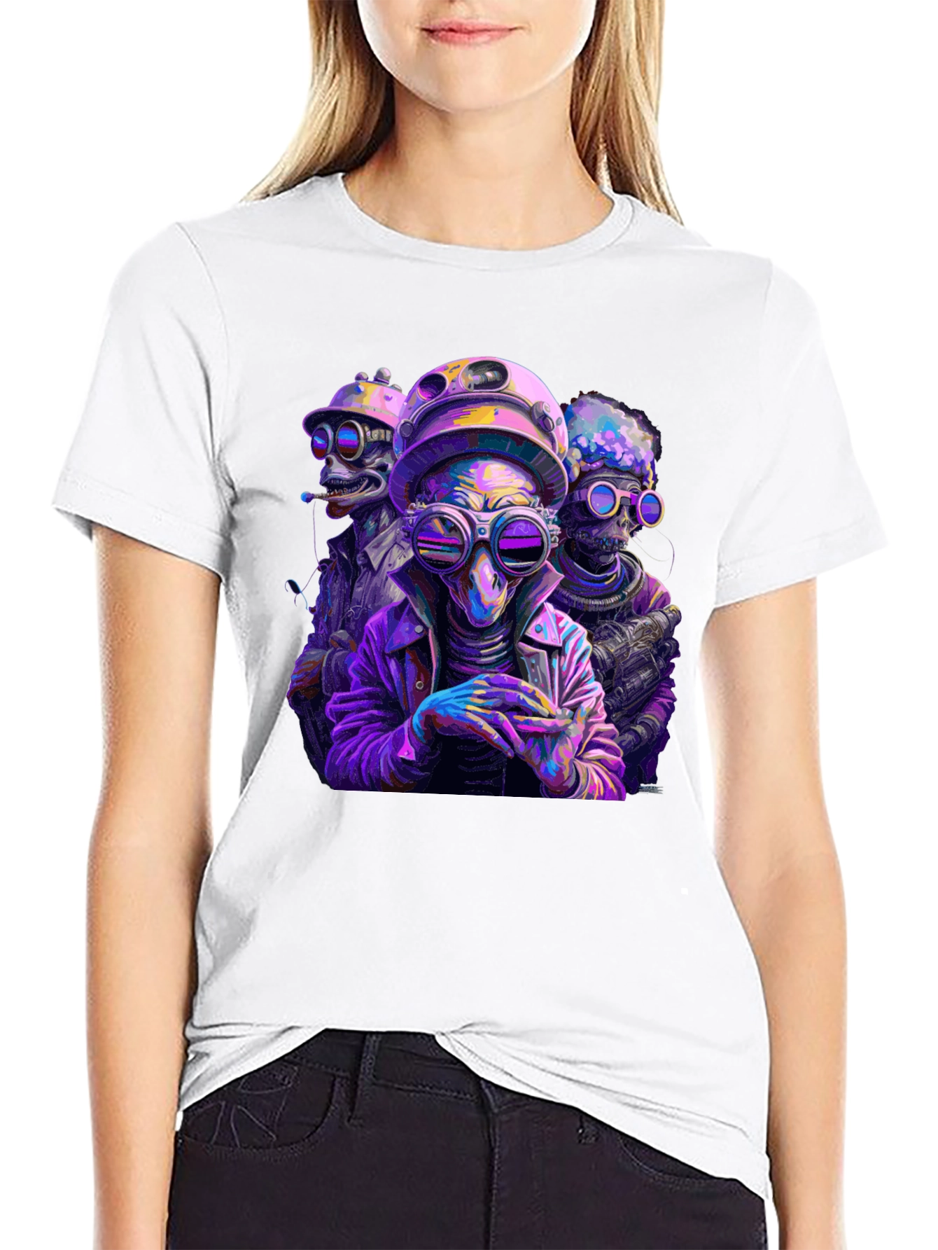 Sci-Fi Alien T-Shirt - Unique Graphic Tee