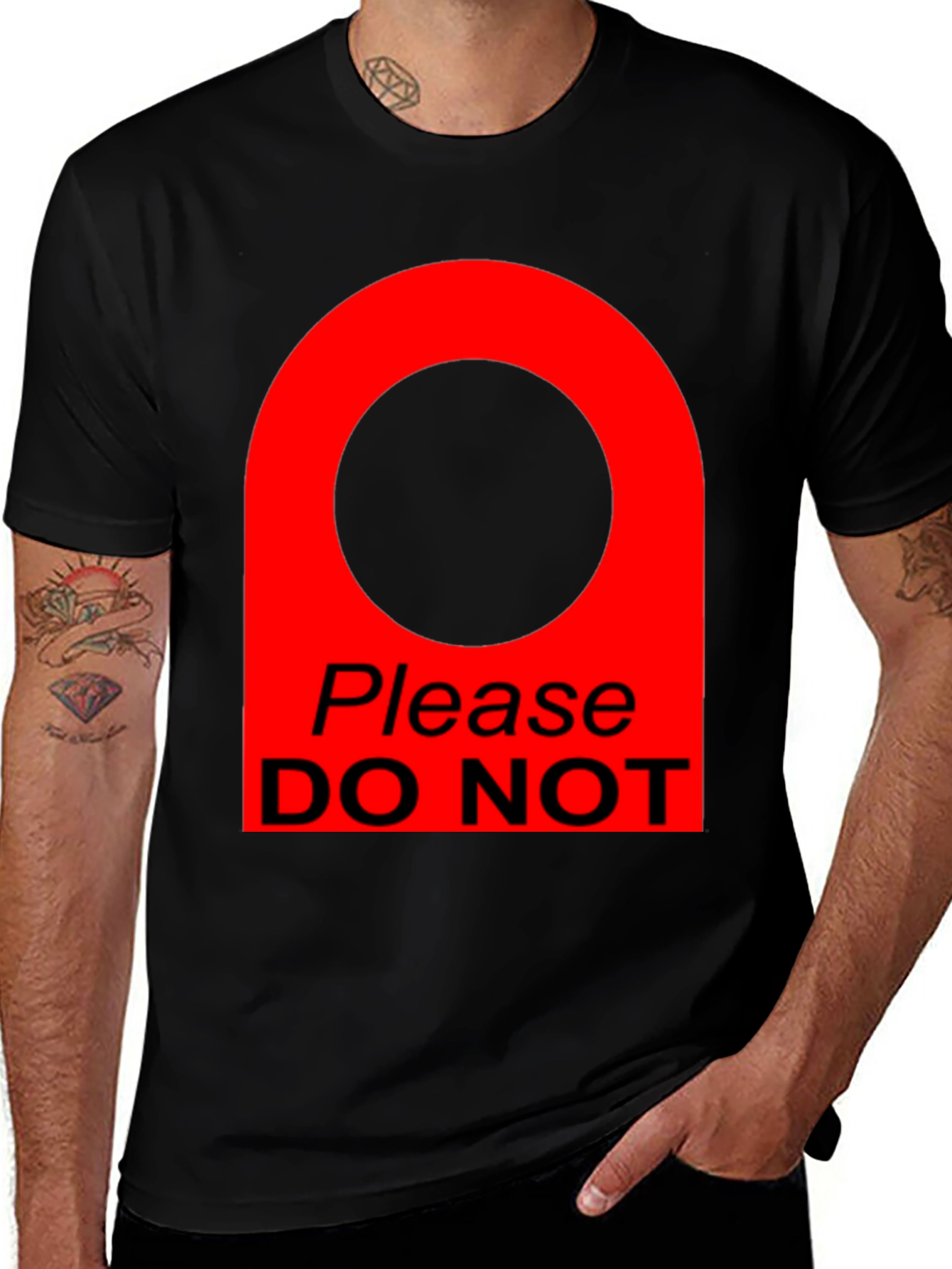 Please Do Not Disturb Novelty Graphic Tee