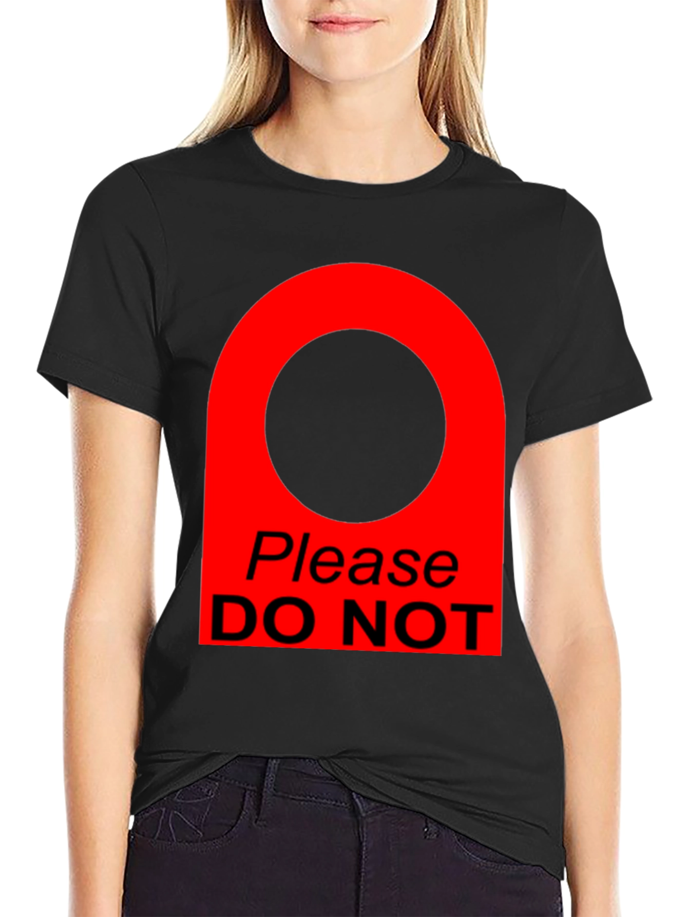 Please Do Not Disturb Novelty Graphic Tee