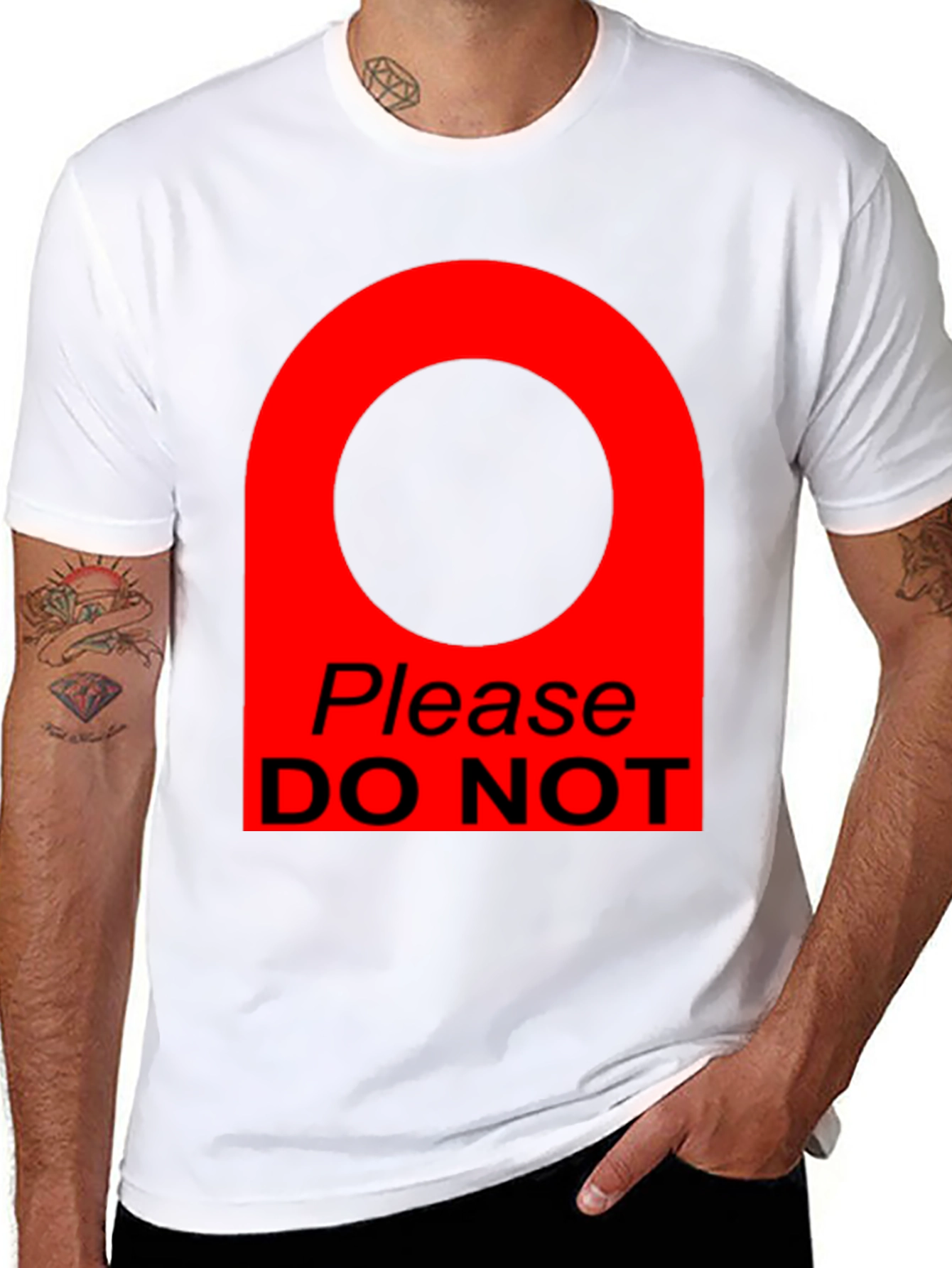 Please Do Not Disturb Novelty Graphic Tee
