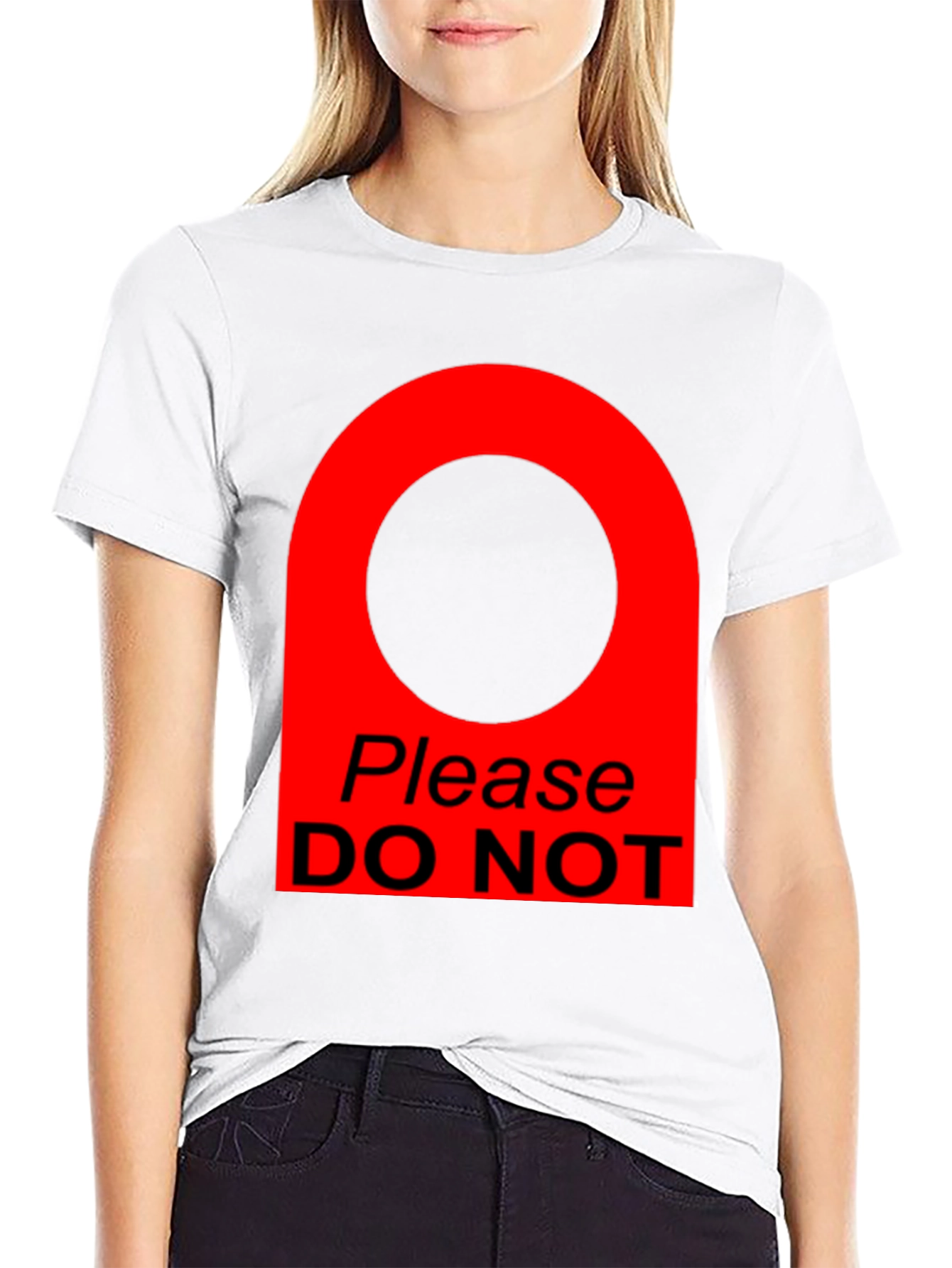 Please Do Not Disturb Novelty Graphic Tee