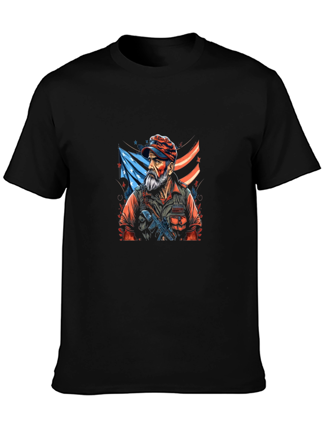 Patriotic Warrior Graphic Tee