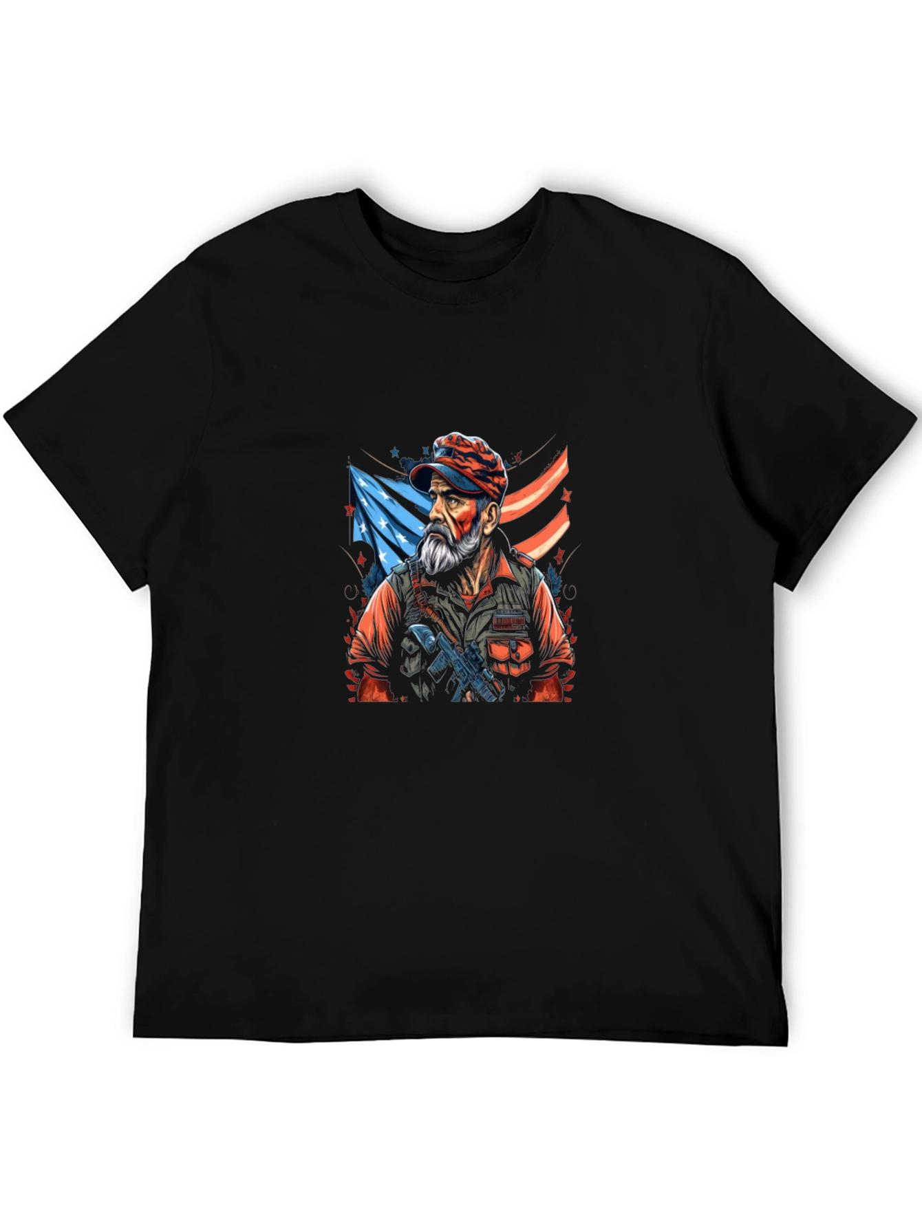Patriotic Warrior Graphic Tee