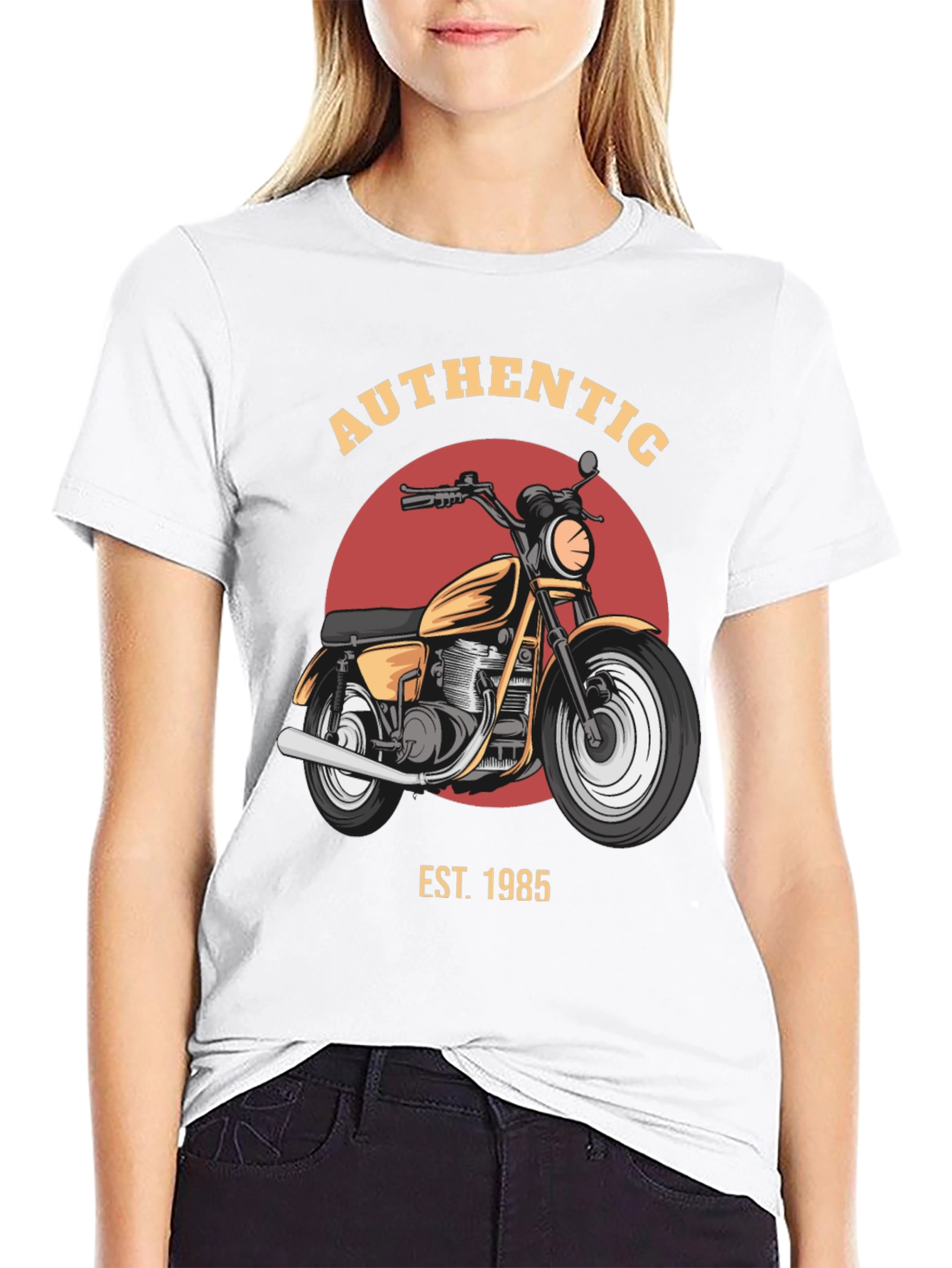 Authentic Motorcycle T-Shirt - Est. 1985