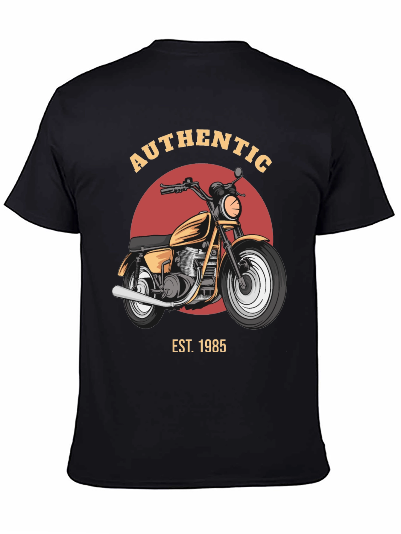 Authentic Motorcycle T-Shirt - Est. 1985
