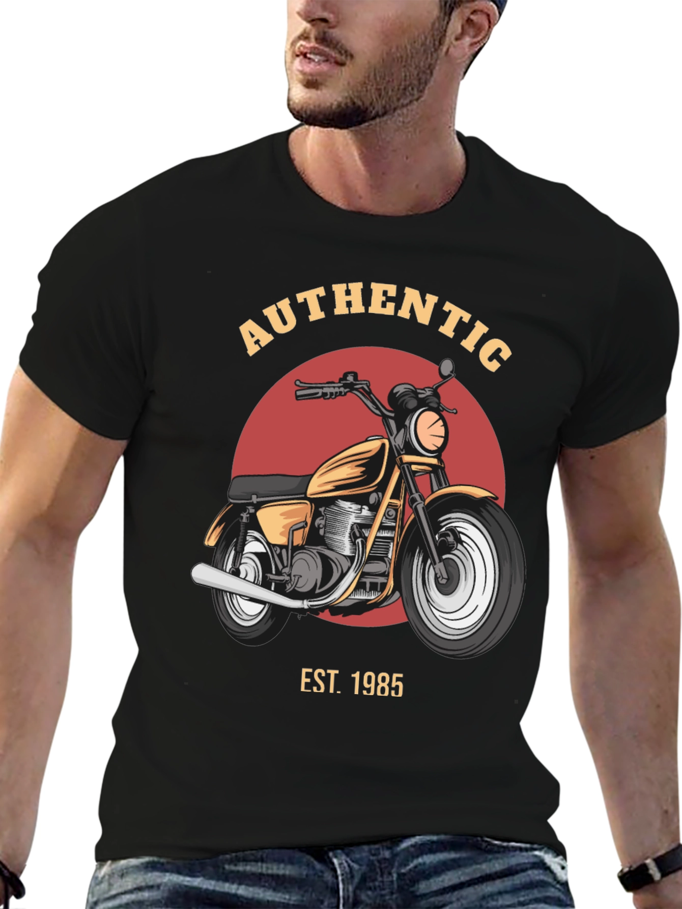 Authentic Motorcycle T-Shirt - Est. 1985