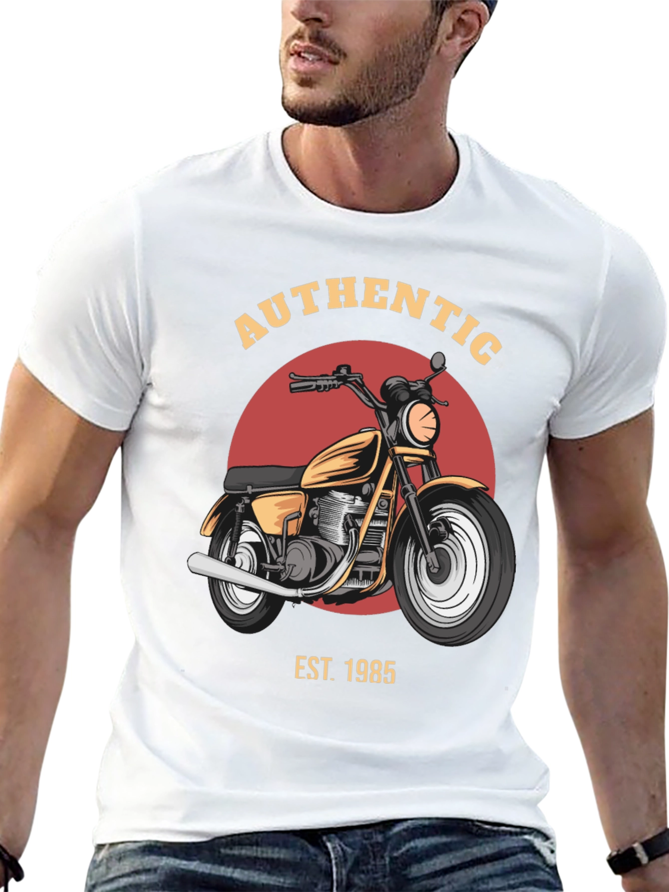 Authentic Motorcycle T-Shirt - Est. 1985