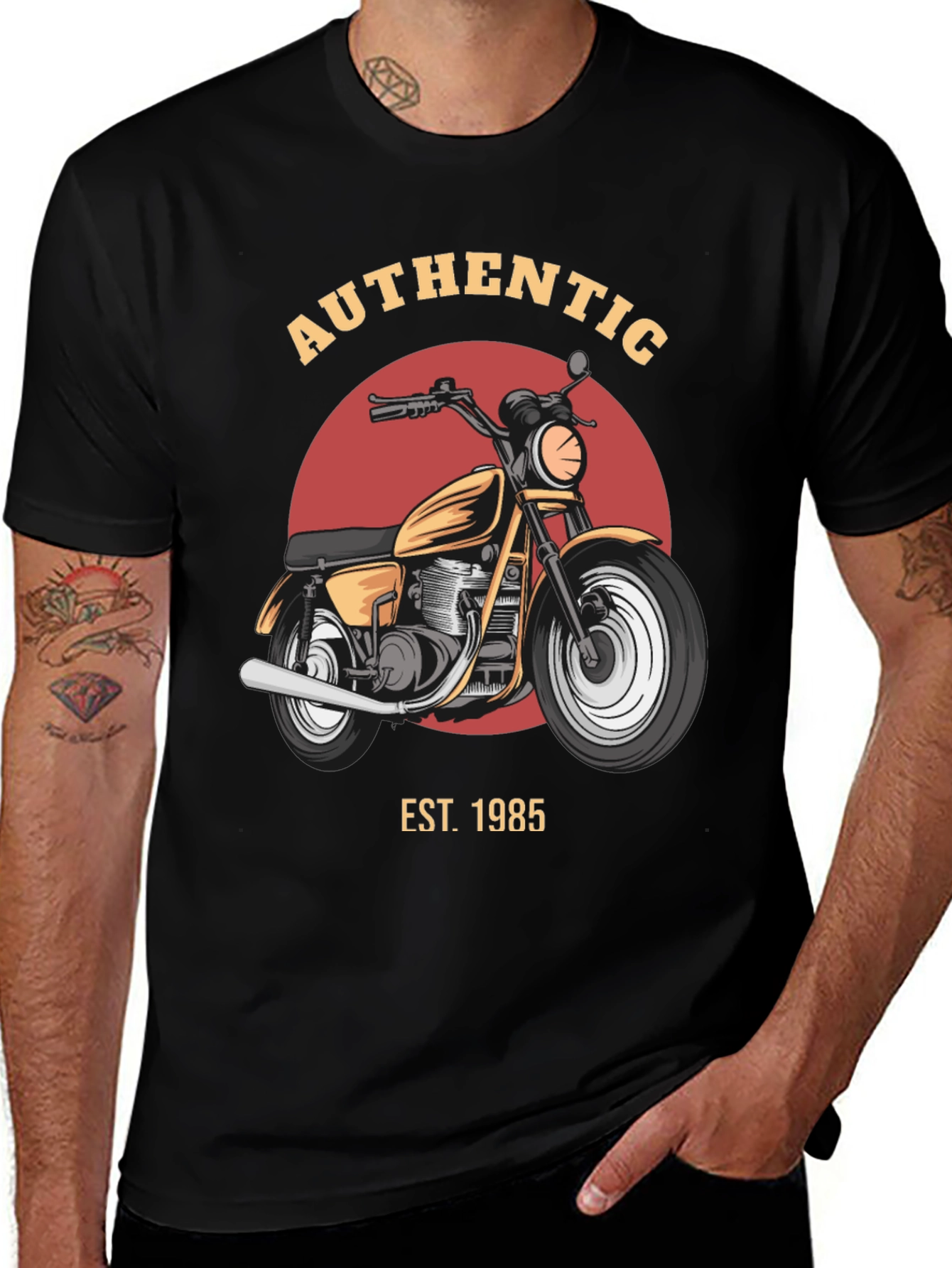 Authentic Motorcycle T-Shirt - Est. 1985