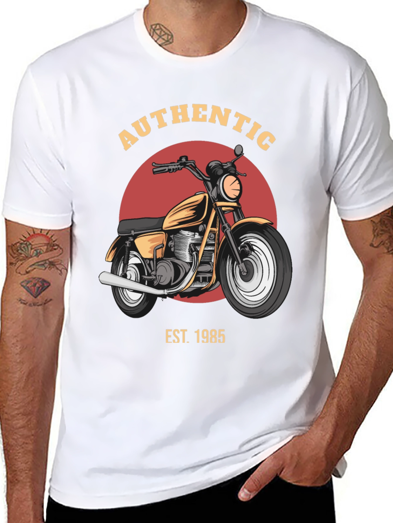 Authentic Motorcycle T-Shirt - Est. 1985