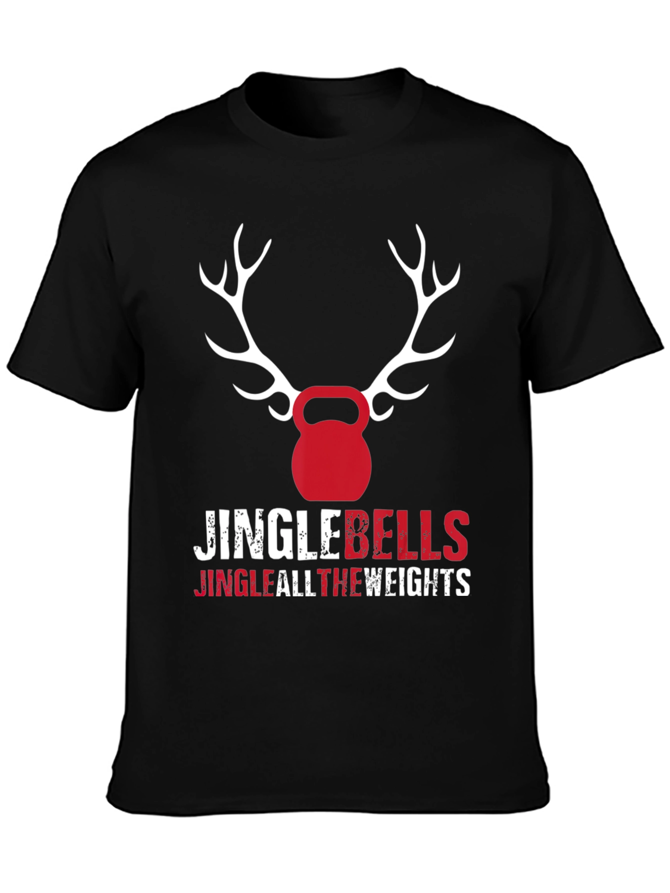 Jingle Bells Jingle All The Weights T-Shirt