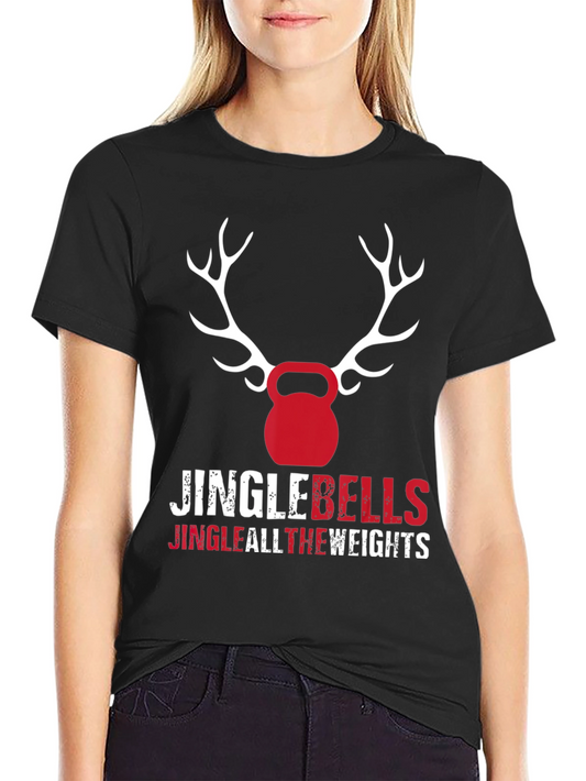 Jingle Bells Jingle All The Weights T-Shirt
