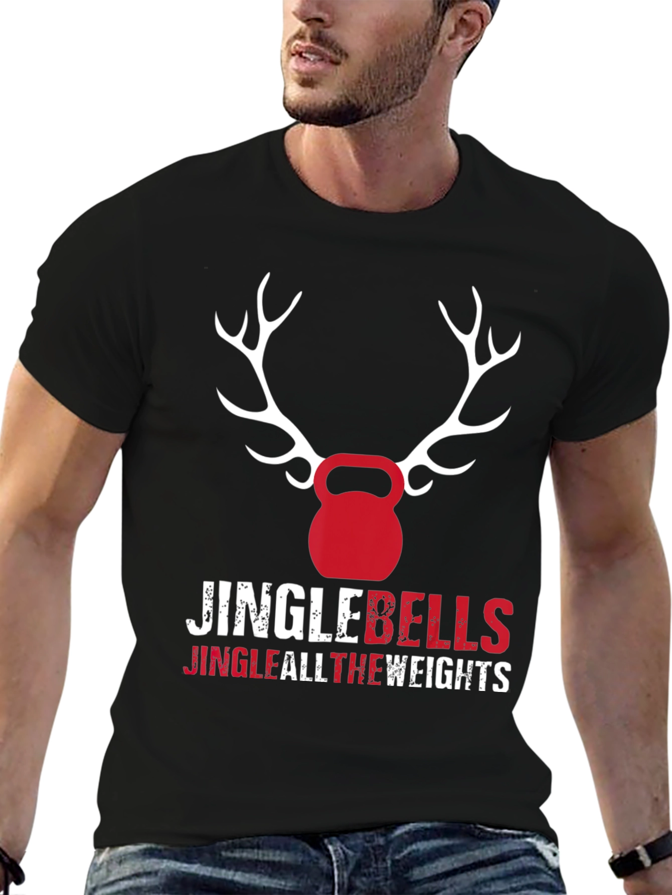 Jingle Bells Jingle All The Weights T-Shirt