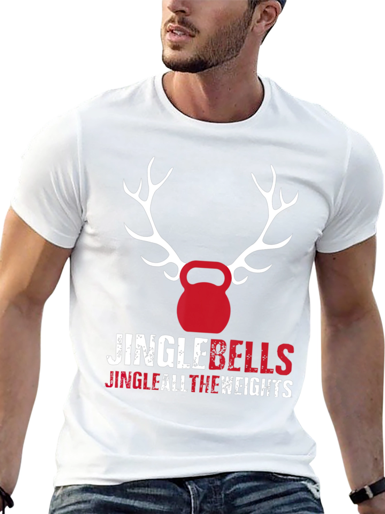 Jingle Bells Jingle All The Weights T-Shirt