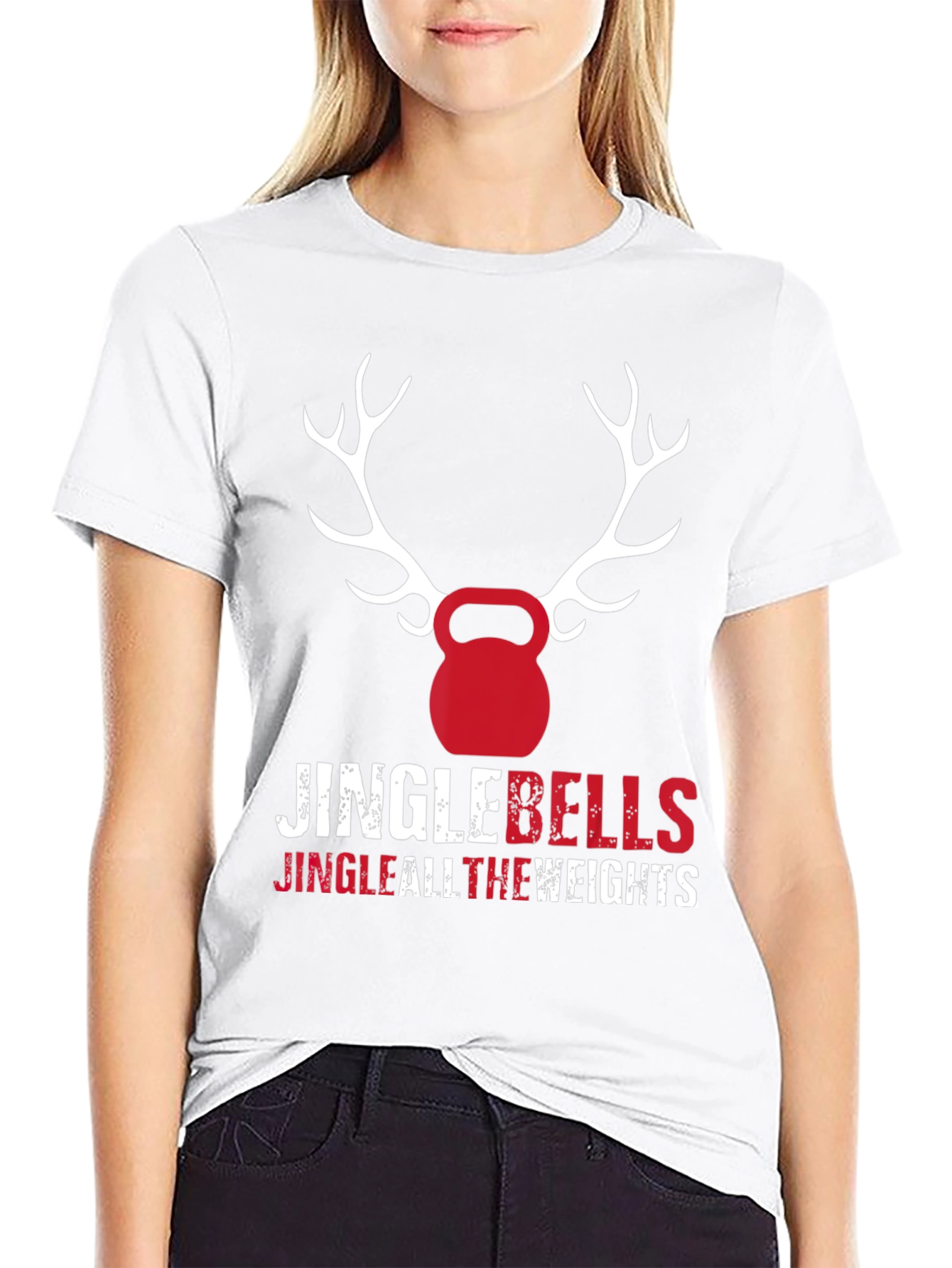 Jingle Bells Jingle All The Weights T-Shirt