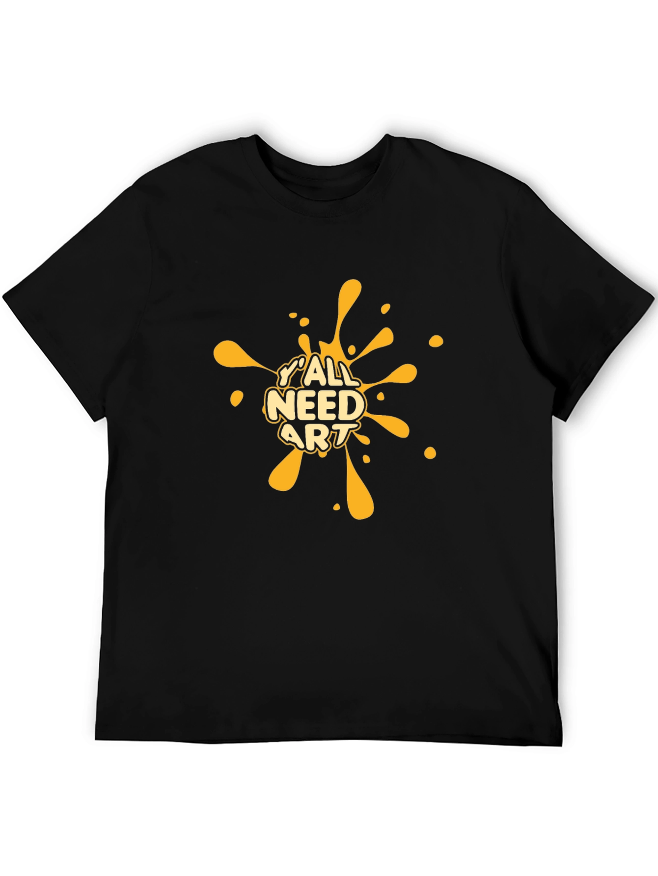 Yall Need Art Black T-Shirt - Graphic Tee