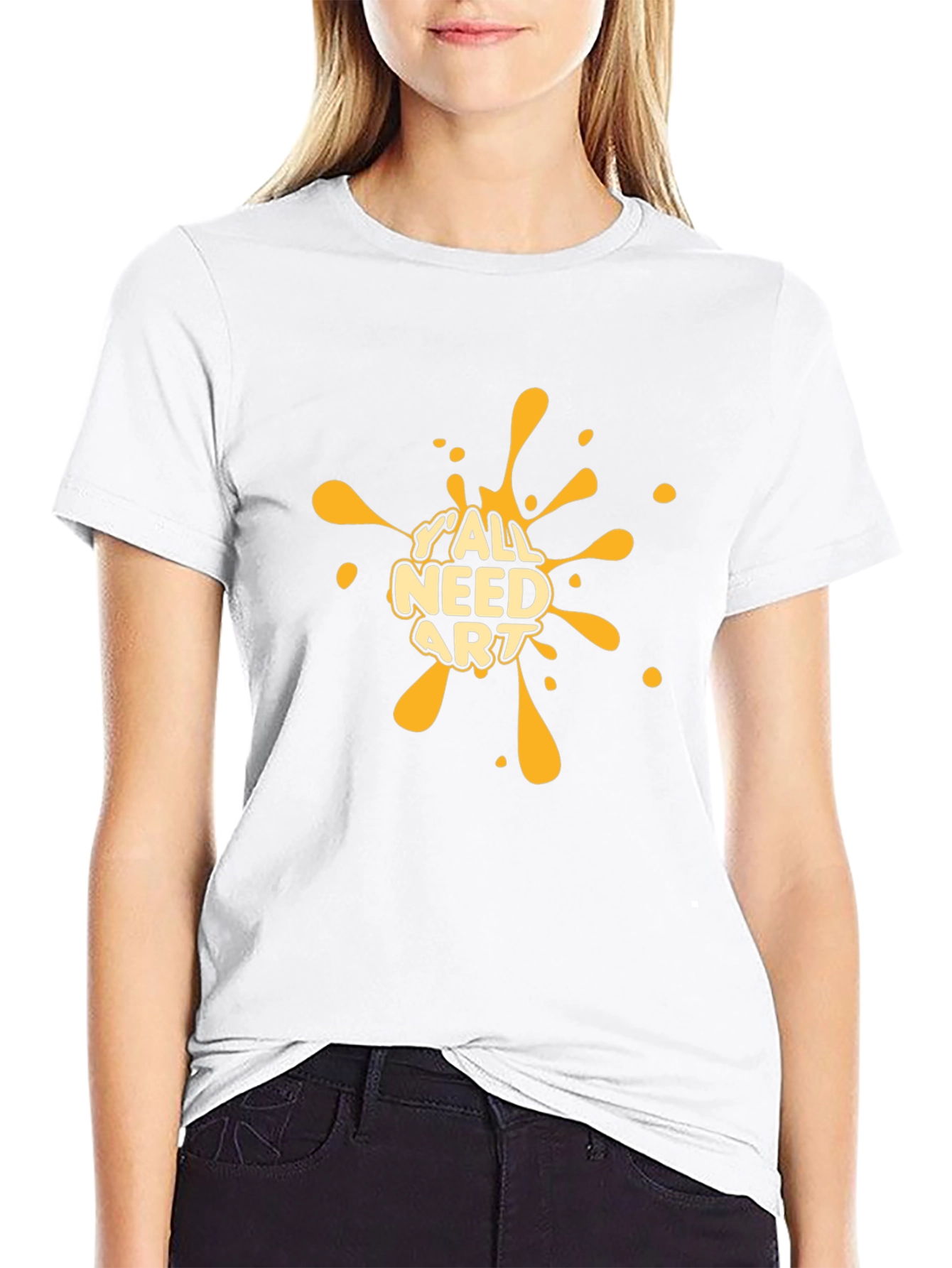 Yall Need Art Black T-Shirt - Graphic Tee