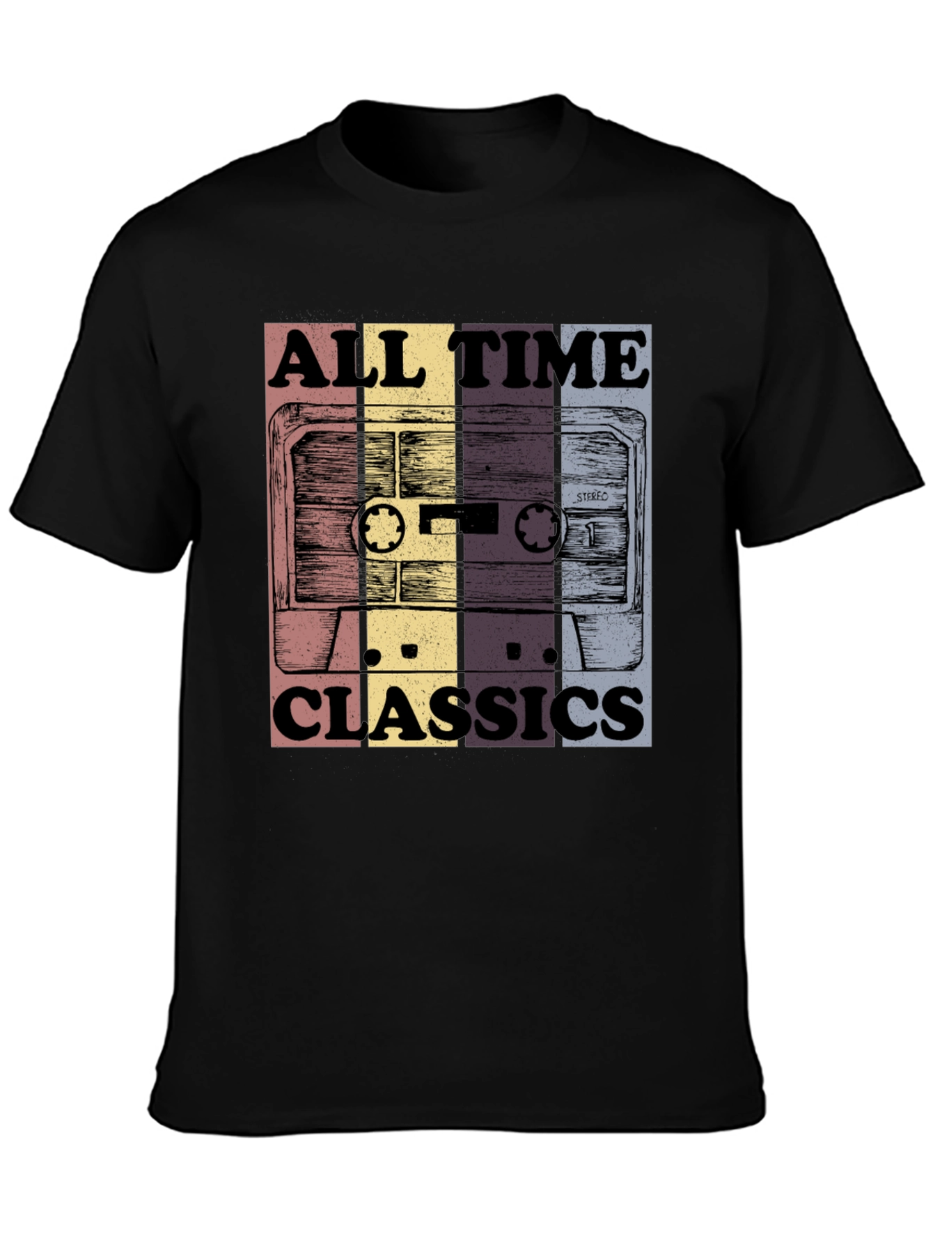 All Time Classics Retro Cassette Tape T-Shirt