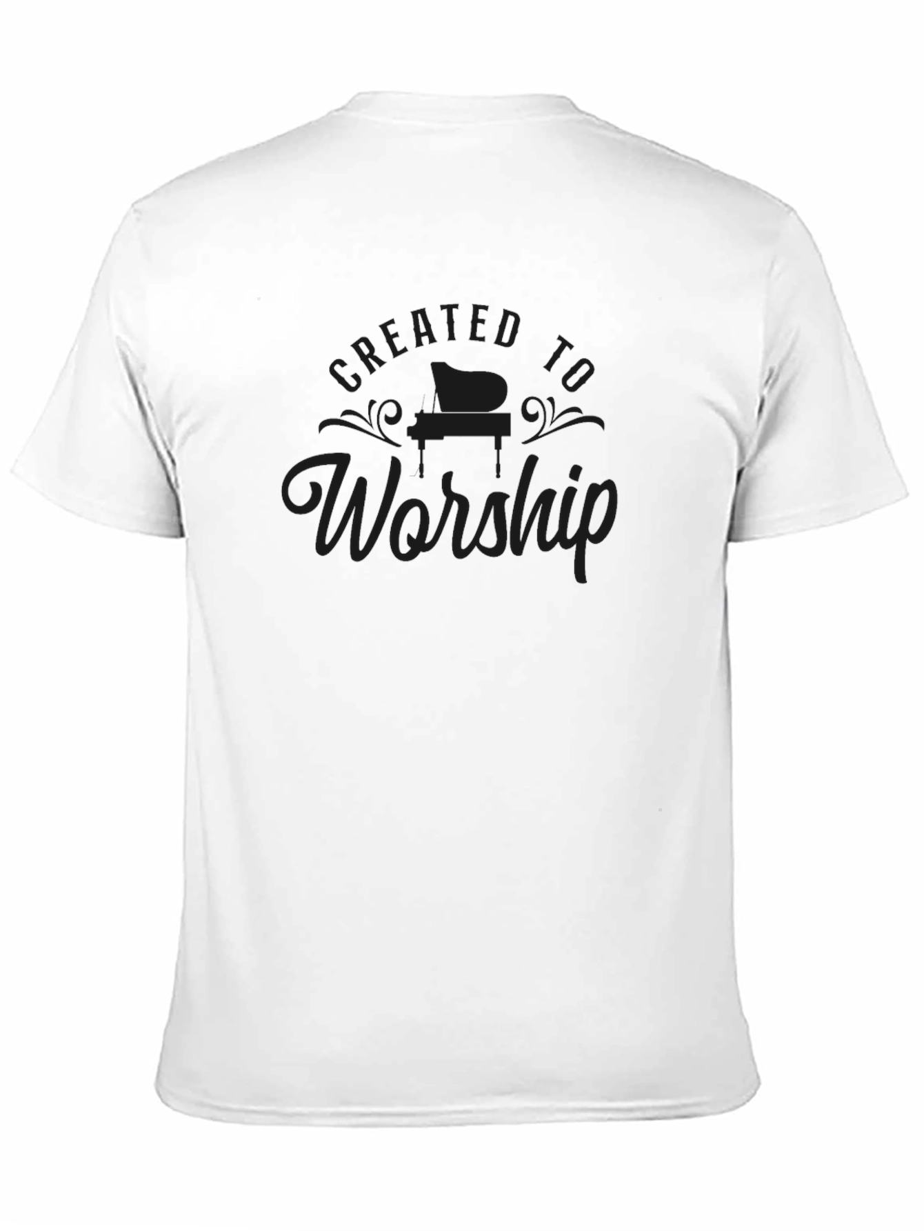 Created to Worship Black Graphic Tee