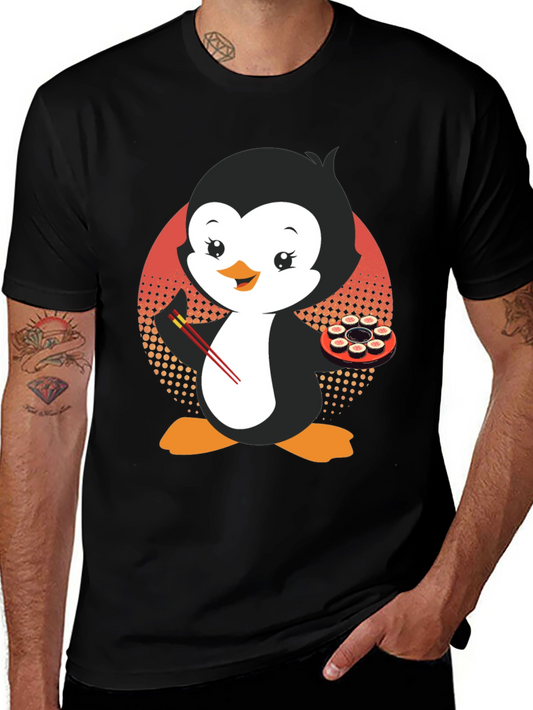 Penguin Sushi Lover T-Shirt - Cute & Stylish!