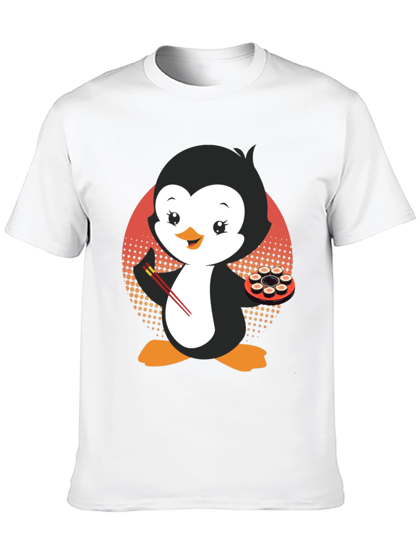 Penguin Sushi Lover T-Shirt - Cute & Stylish!