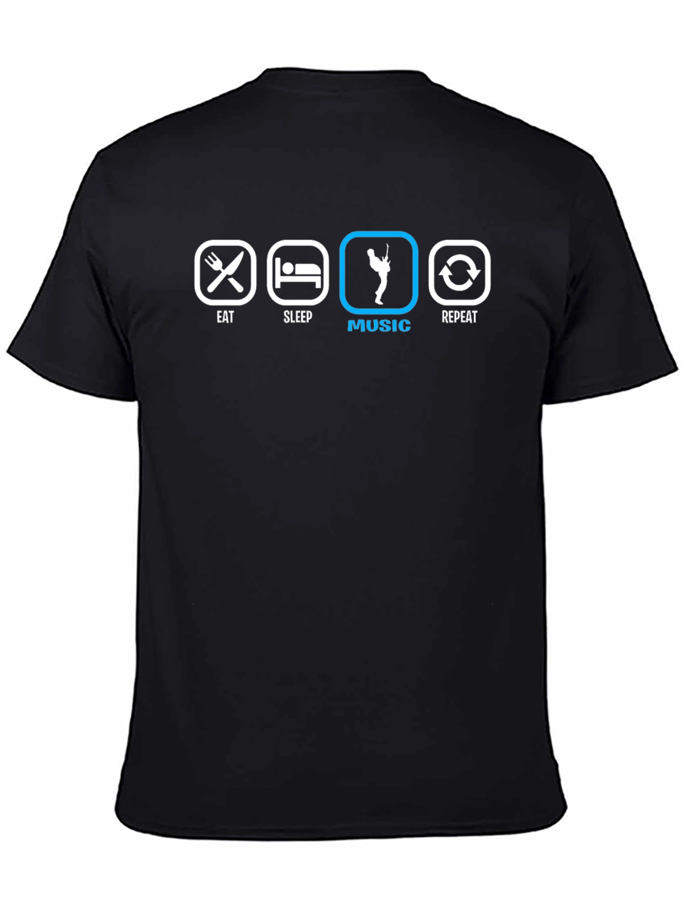 Eat Sleep Music Repeat T-Shirt - Musicians Life