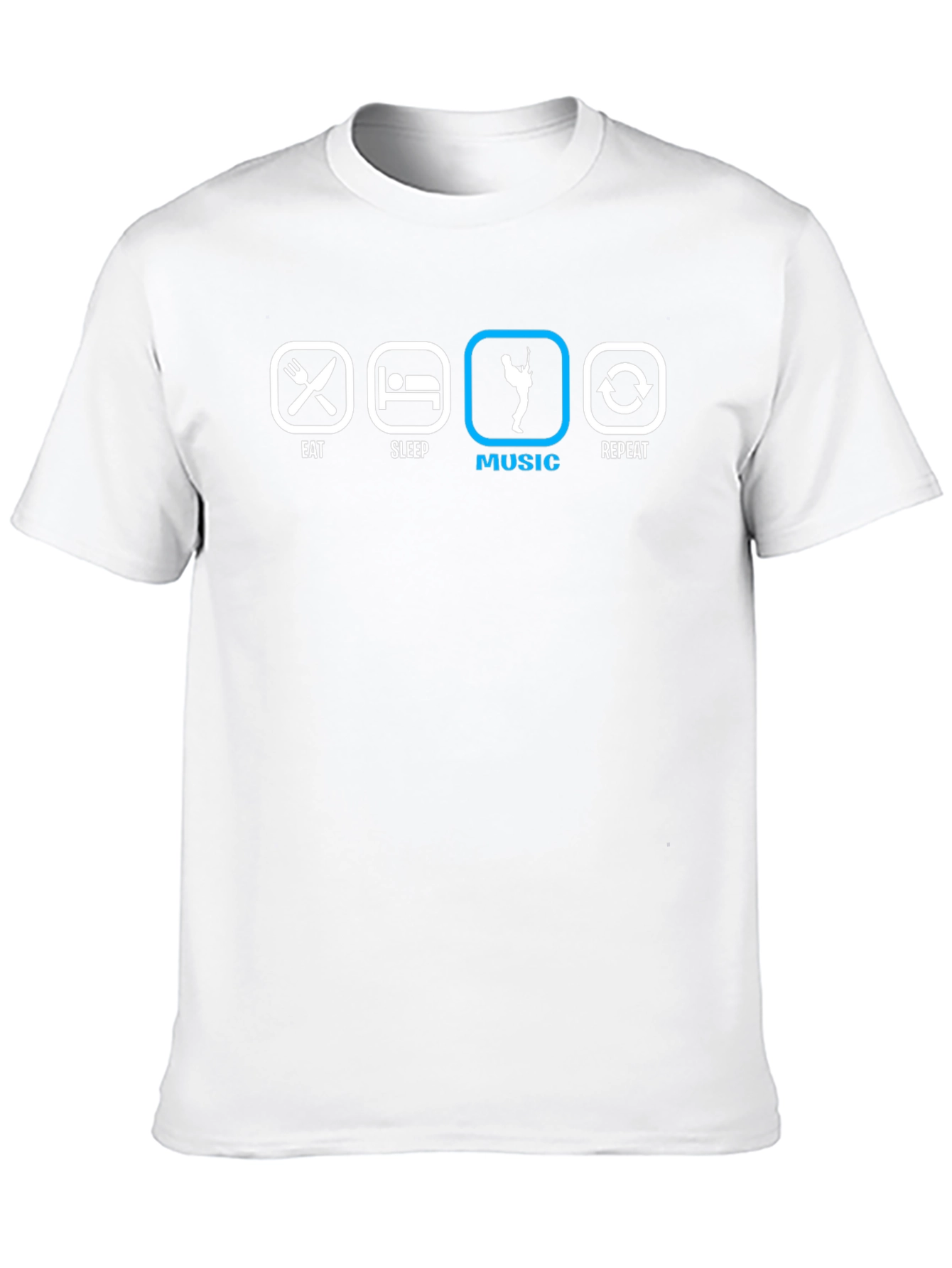 Eat Sleep Music Repeat T-Shirt - Musicians Life