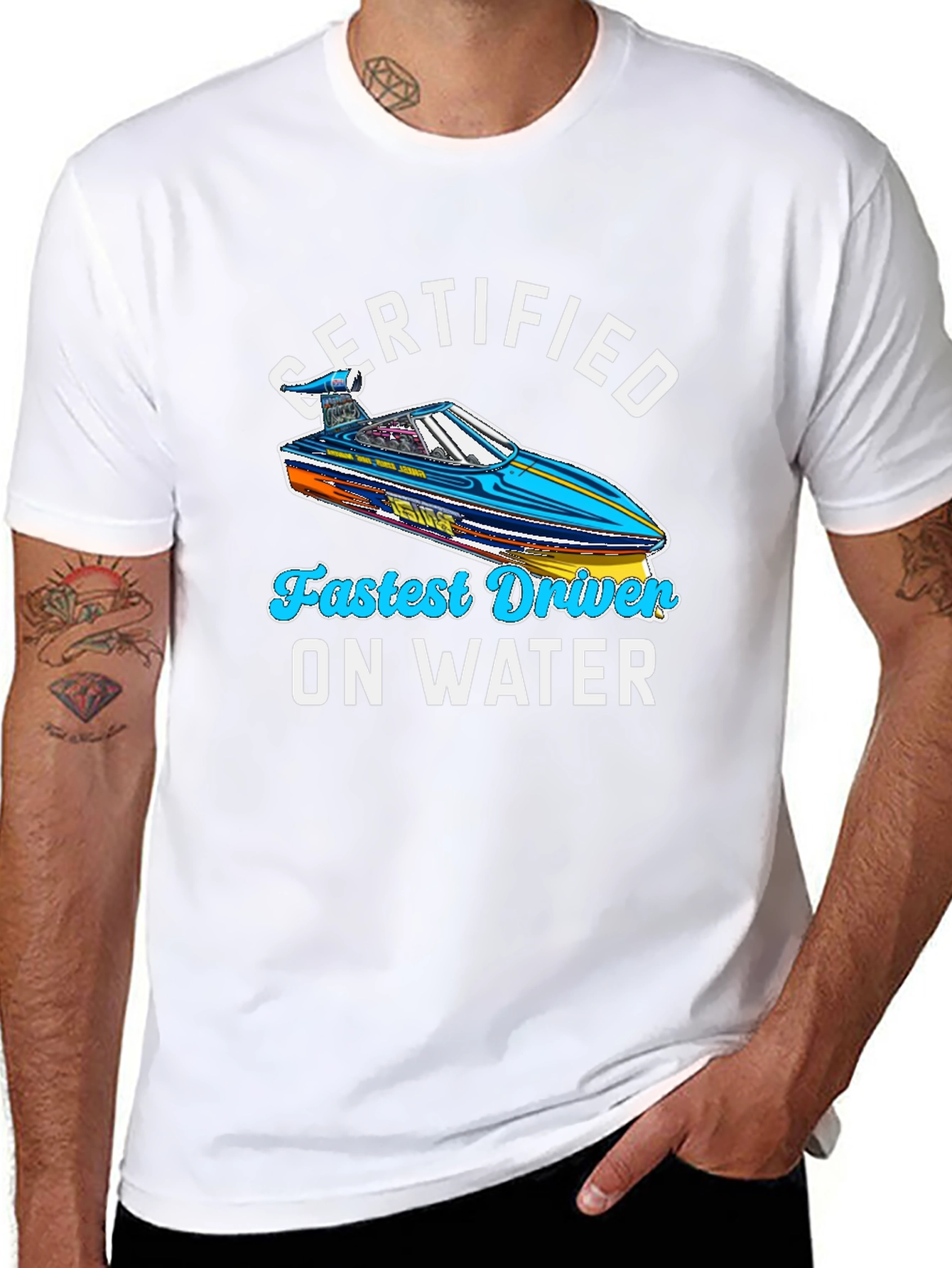 Certified Fastest Driver On Water T-Shirt