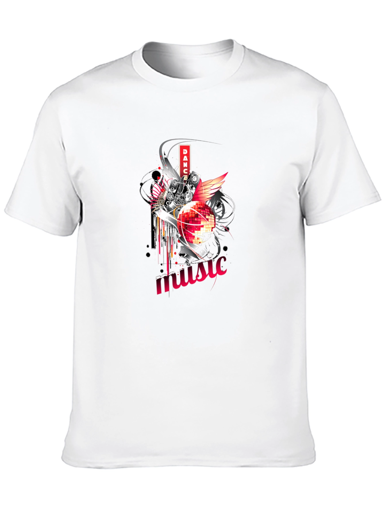 Dance Music Graphic Tee - Unique Design
