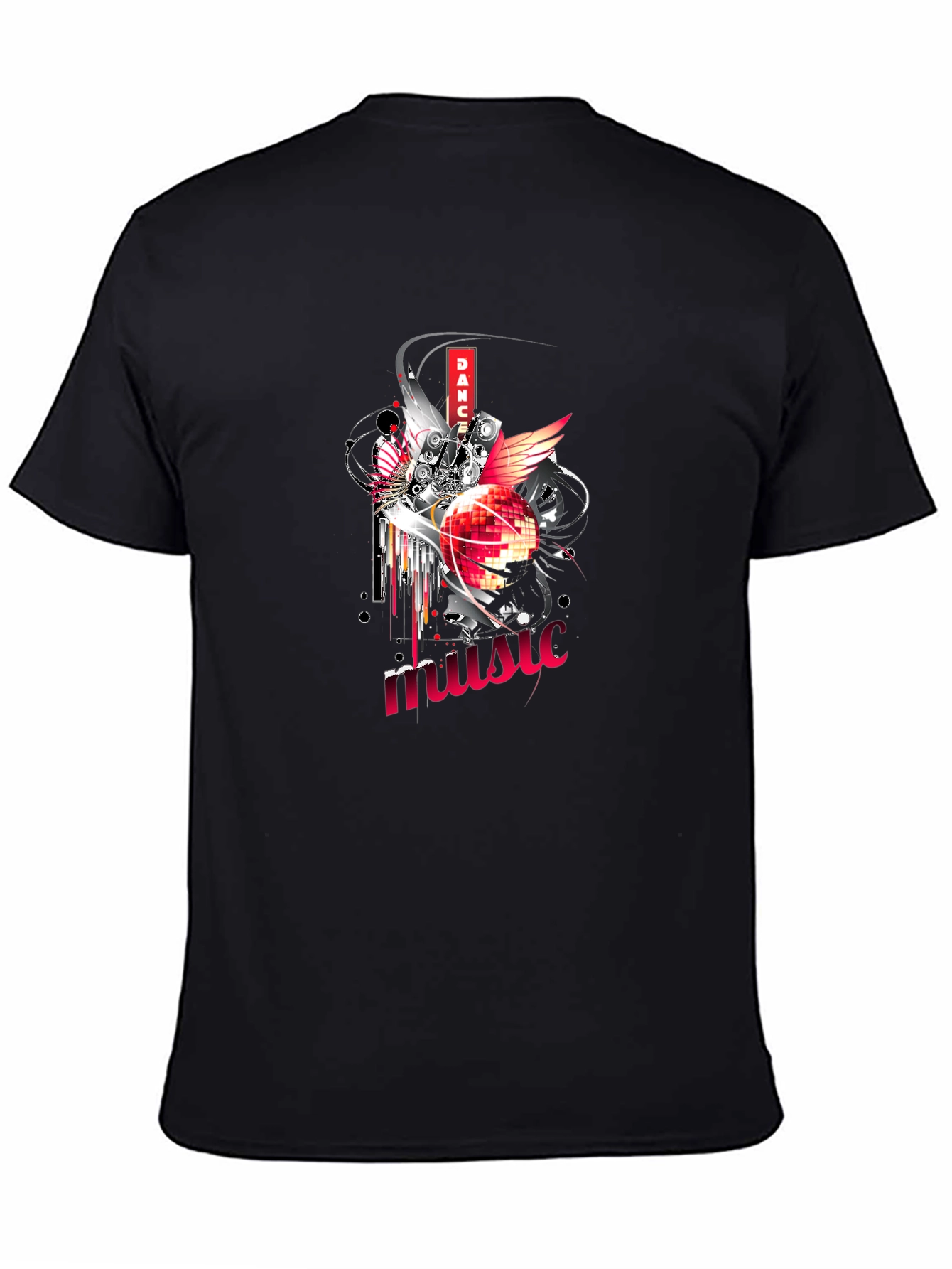 Dance Music Graphic Tee - Unique Design