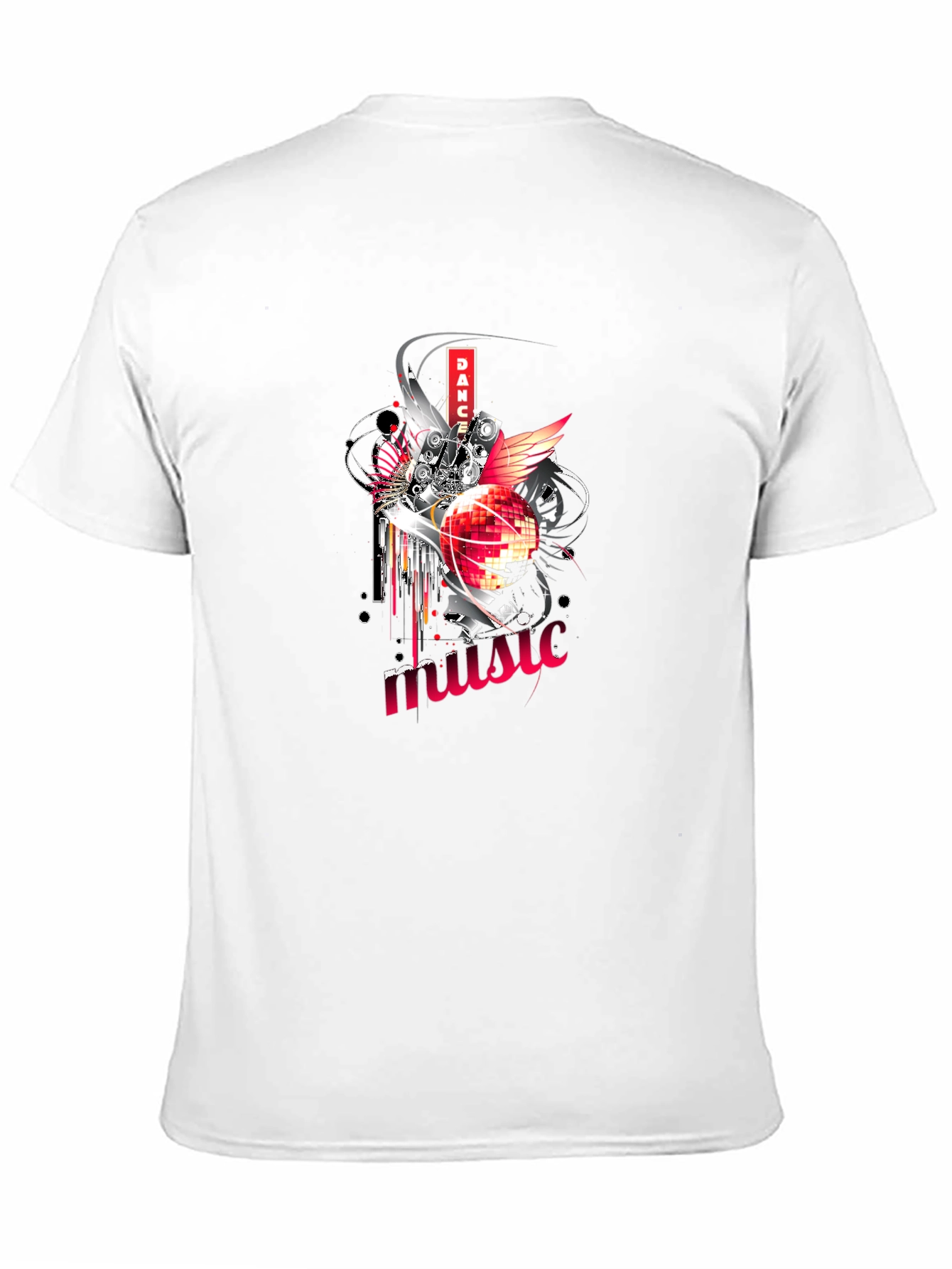 Dance Music Graphic Tee - Unique Design