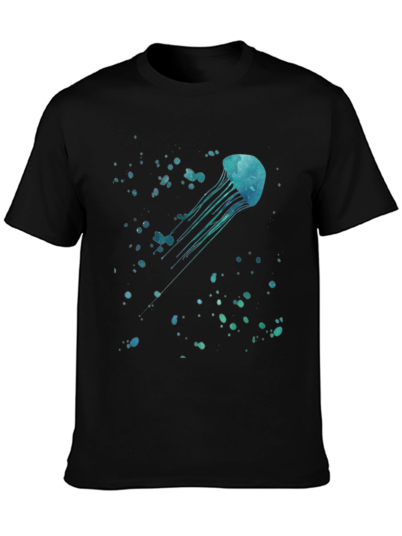 Jellyfish Graphic Black T-Shirt